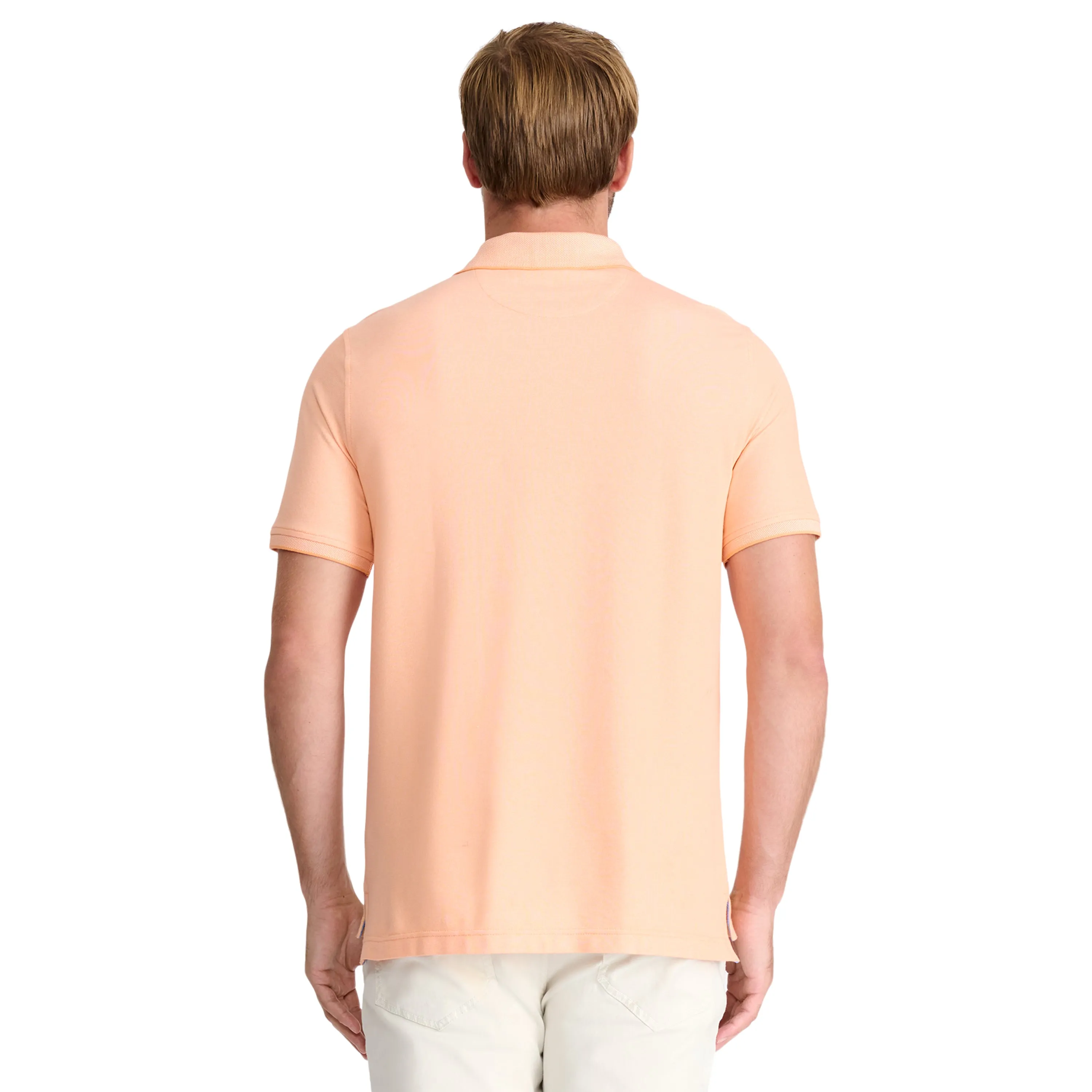 ADVANTAGE PERFORMANCE SHORT-SLEEVE POLO - CANTALOPE