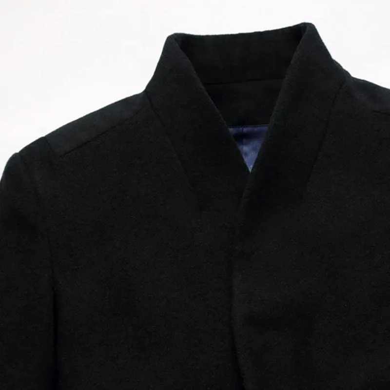 Angelo Ricci™ Formal Woolen Business-Men Overcoat