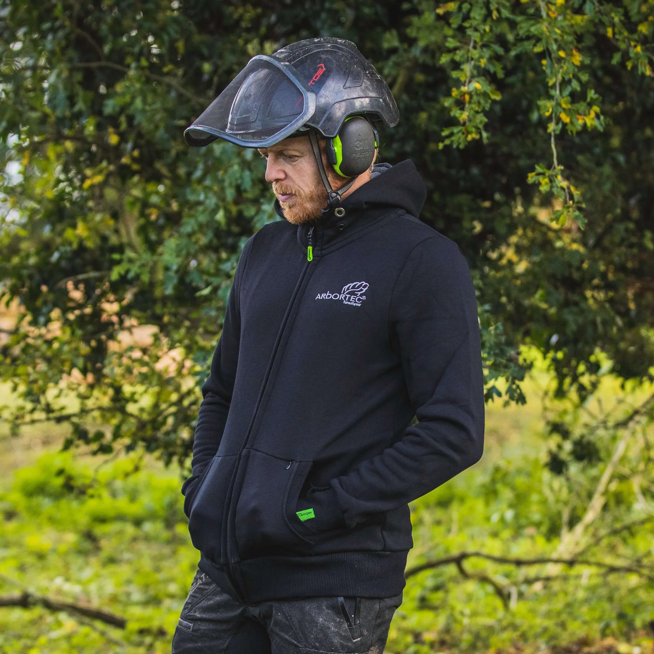 AT5020 Arbortec Zip Hoodie PYL - Black