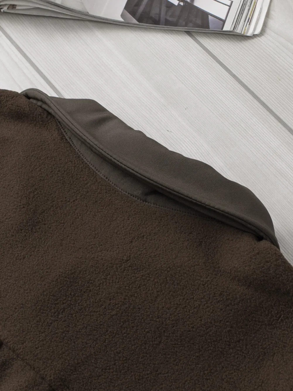 Autumn Brown Fleece Jacket