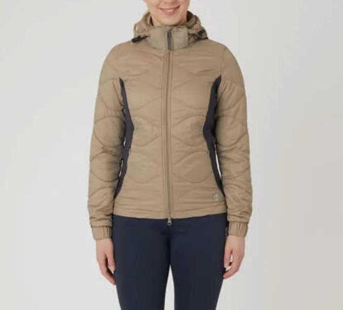 B Vertigo Brielle Women's Hybrid Riding Jacket - Weathered Teak Beige / Size EU 44 (US 14)  - NEW