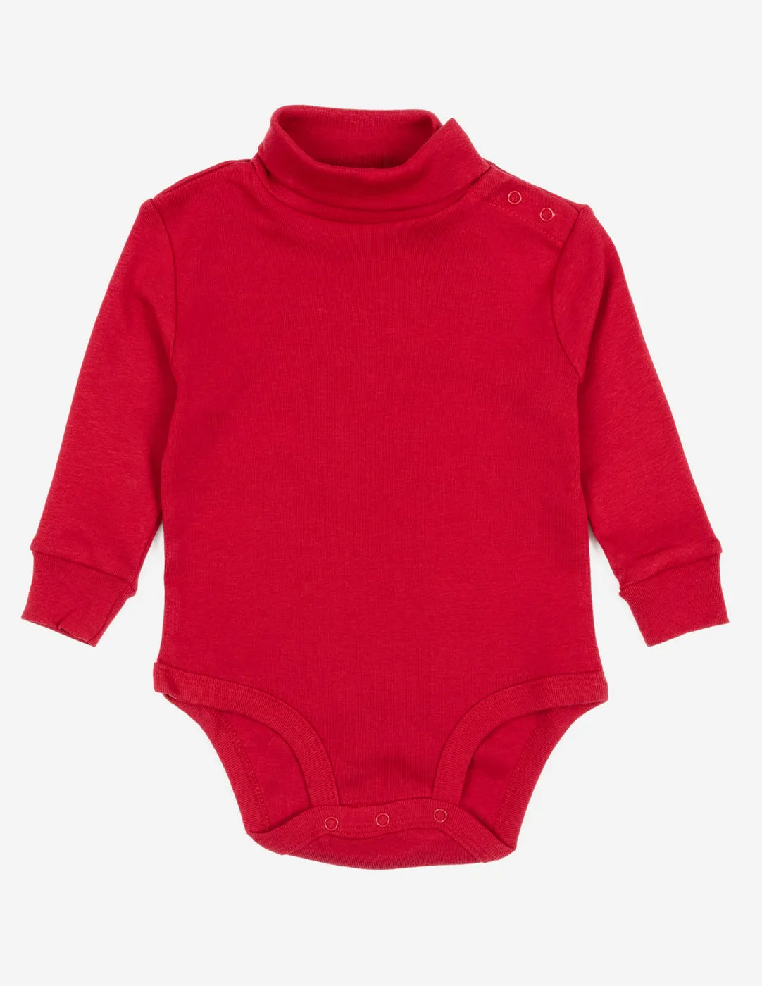 Baby Cotton Turtleneck Bodysuit