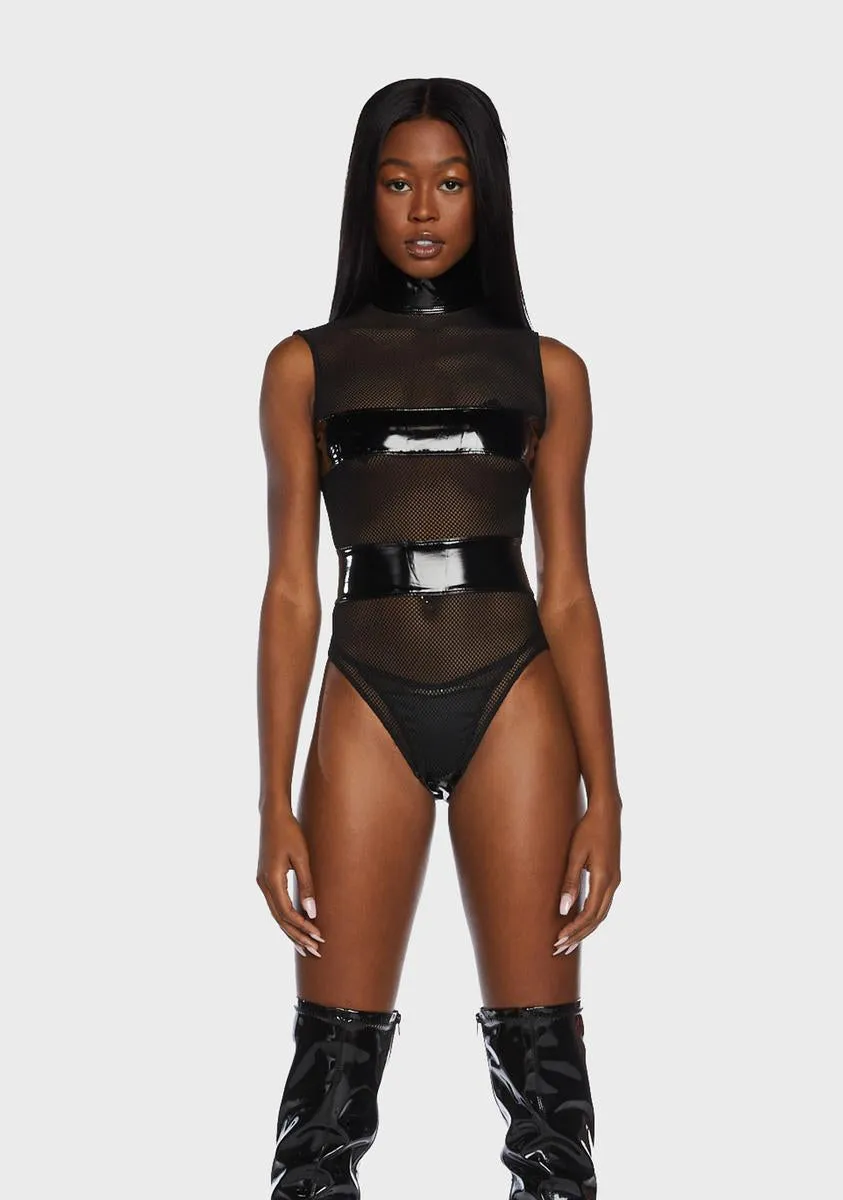 Banned Behavior Vinyl Bodysuit