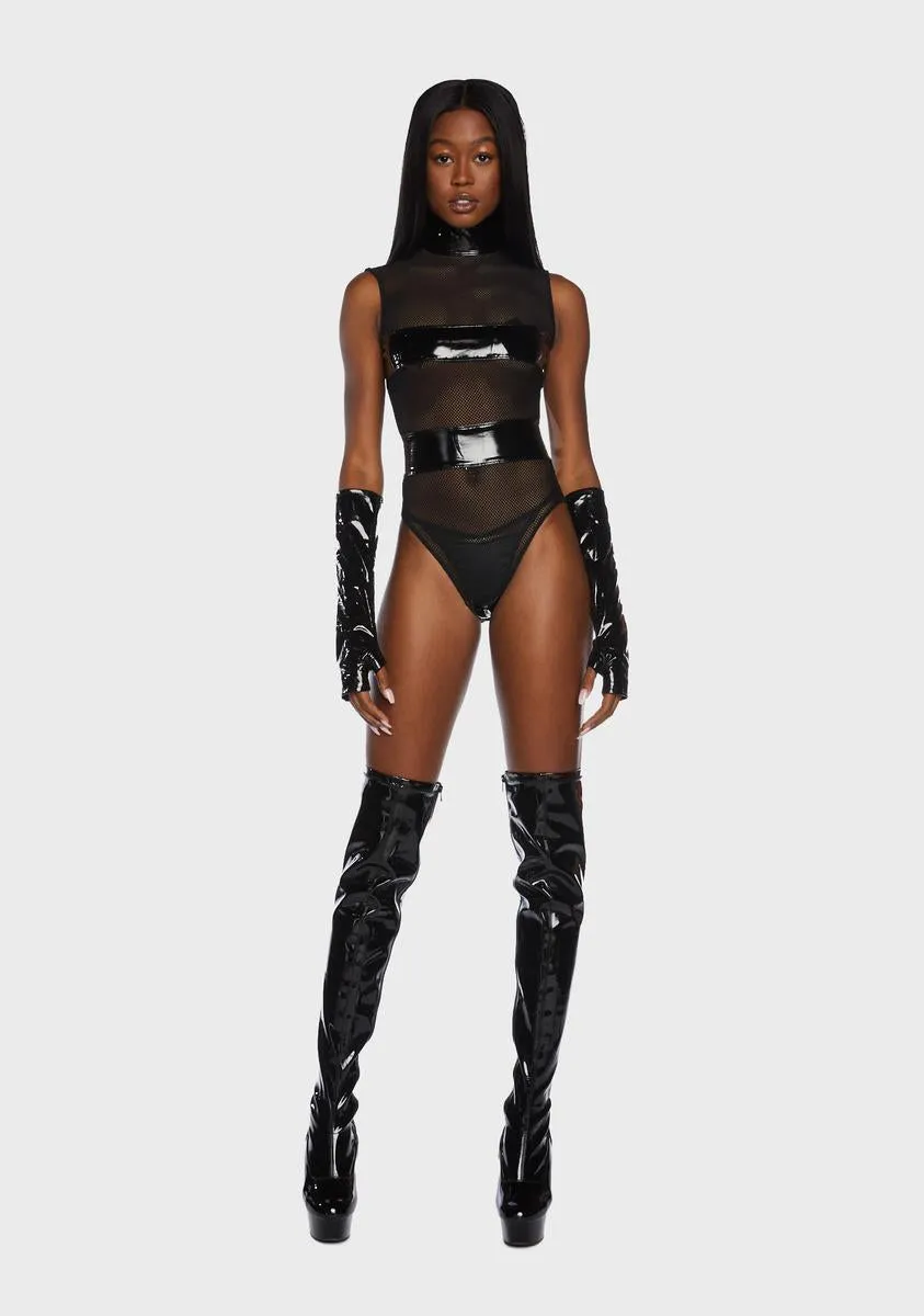 Banned Behavior Vinyl Bodysuit