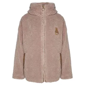 Barbour Amber Ladies Fleece Jacket - Natural/Light Sand/Dark Navy