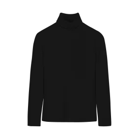 Basic Black Turtle/Mock Neck