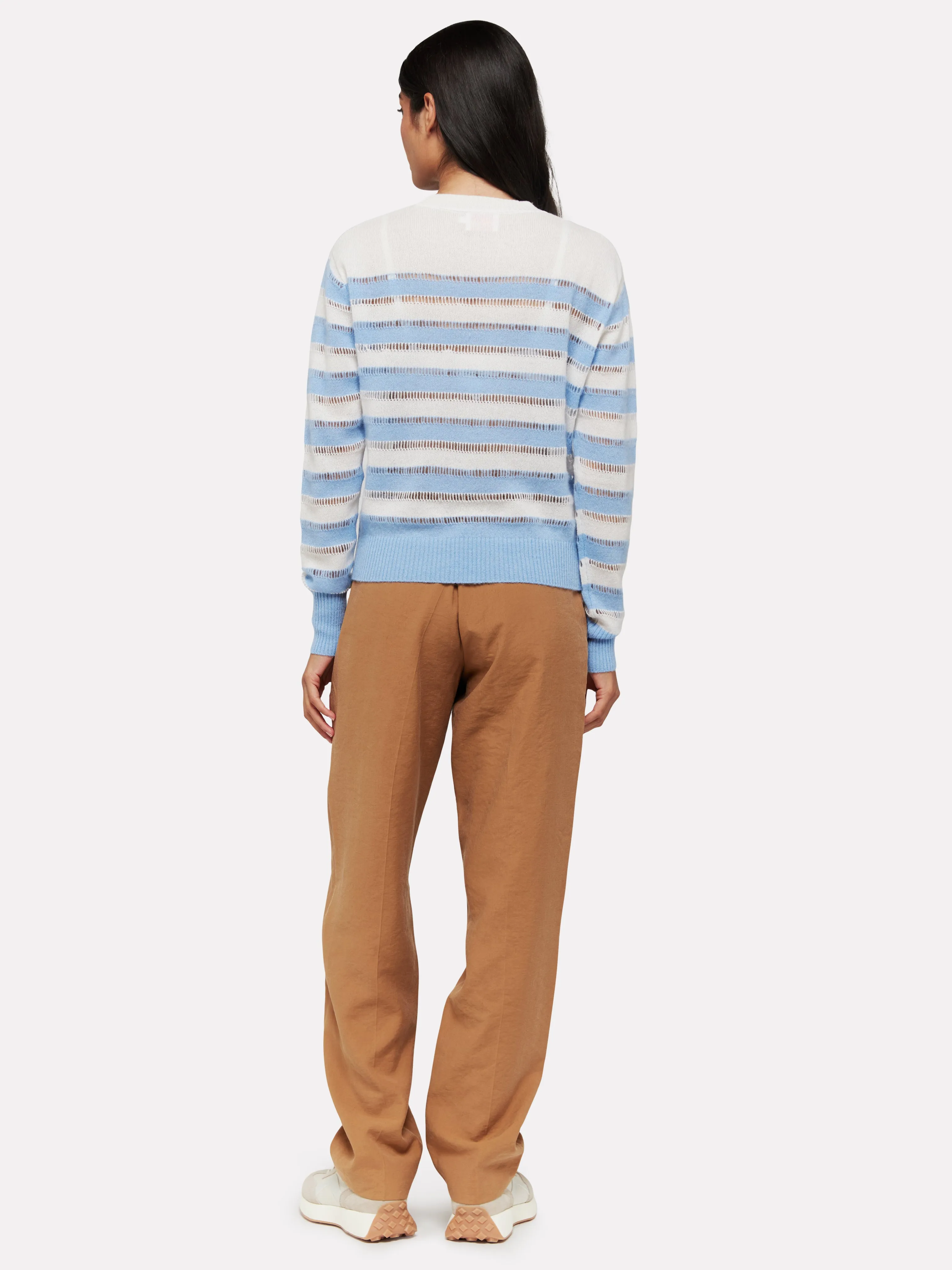 Beach Stripe Cashmere Knit