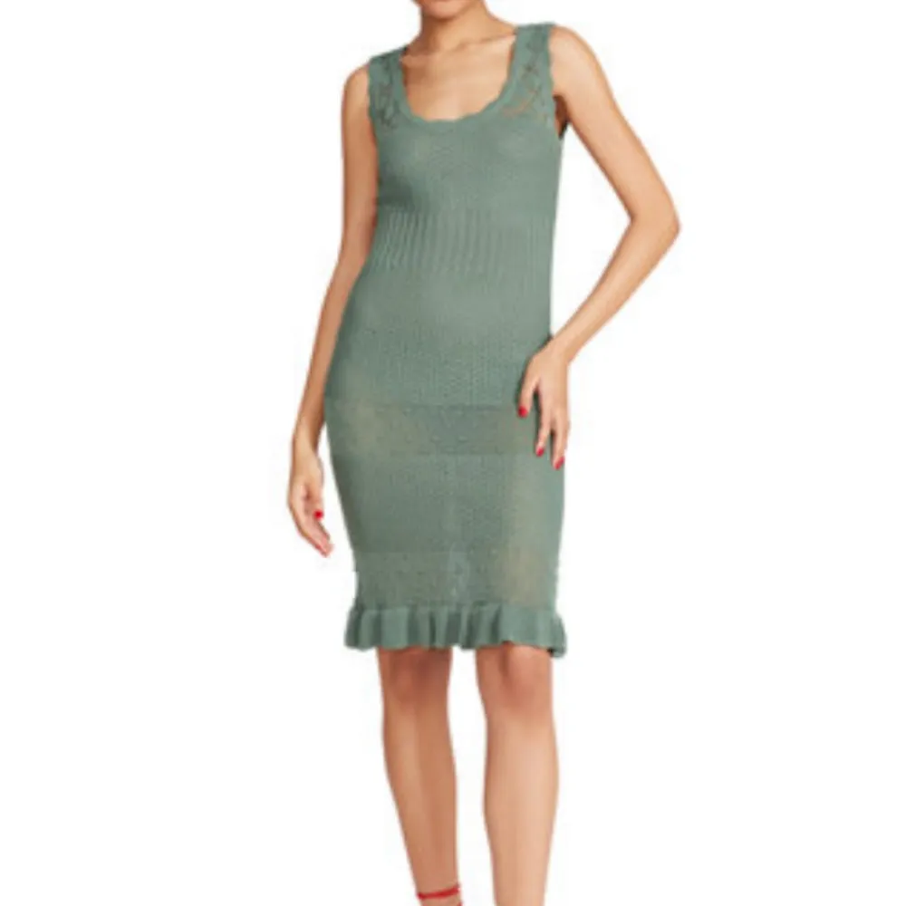 BETSY JOHNSON Crochet Knit Dress