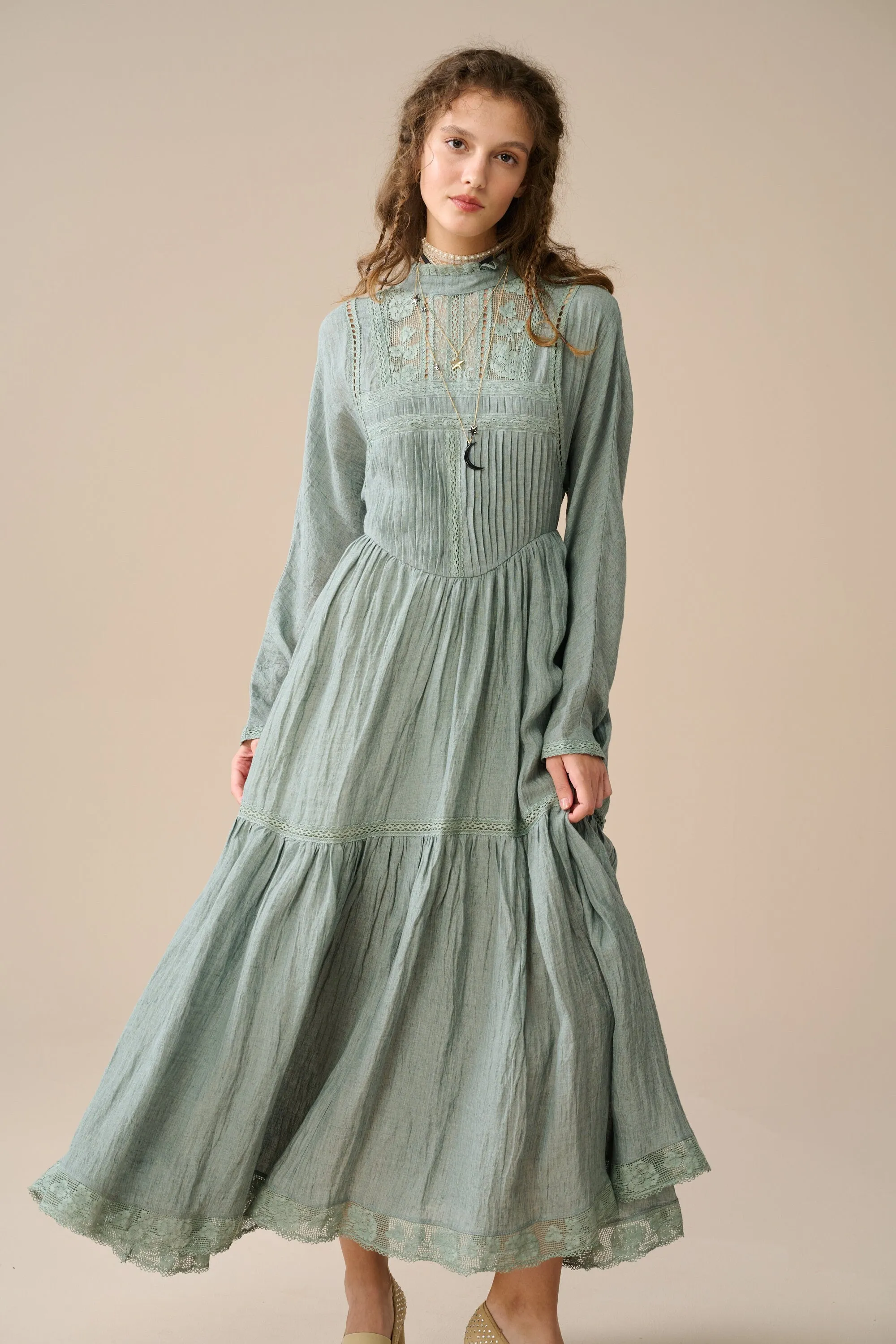 Beverly 31| victorian linen dress