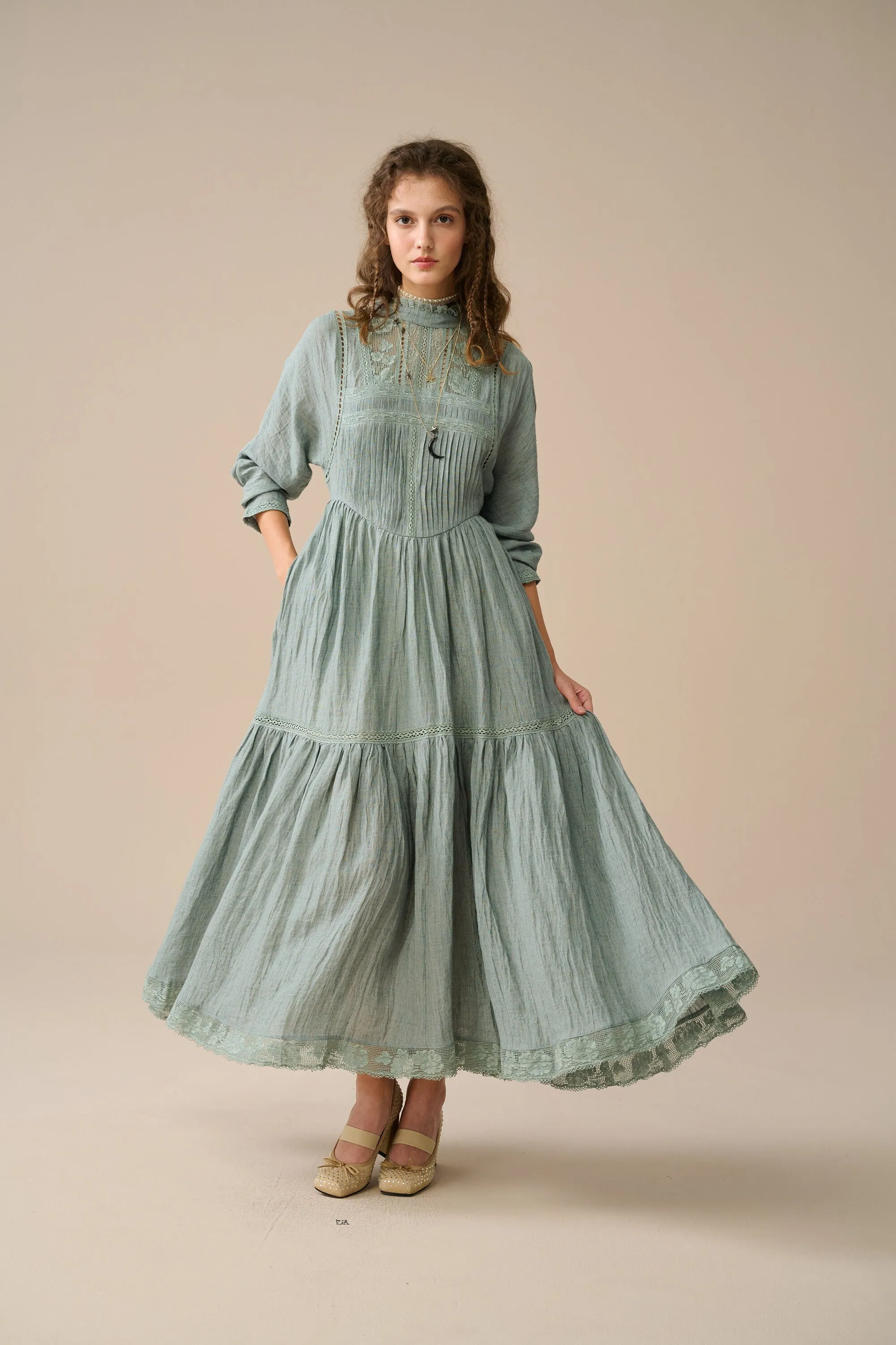 Beverly 31| victorian linen dress