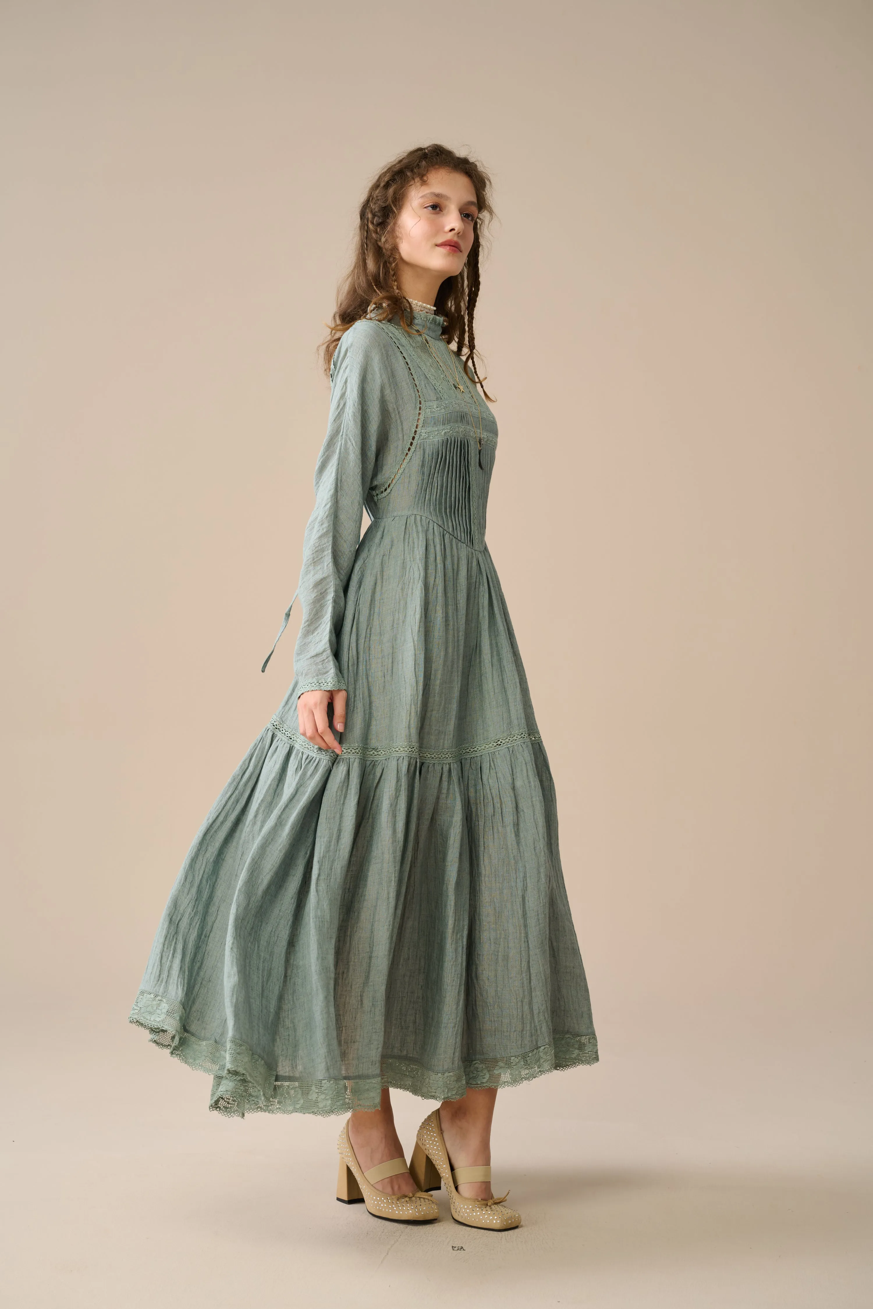 Beverly 31| victorian linen dress