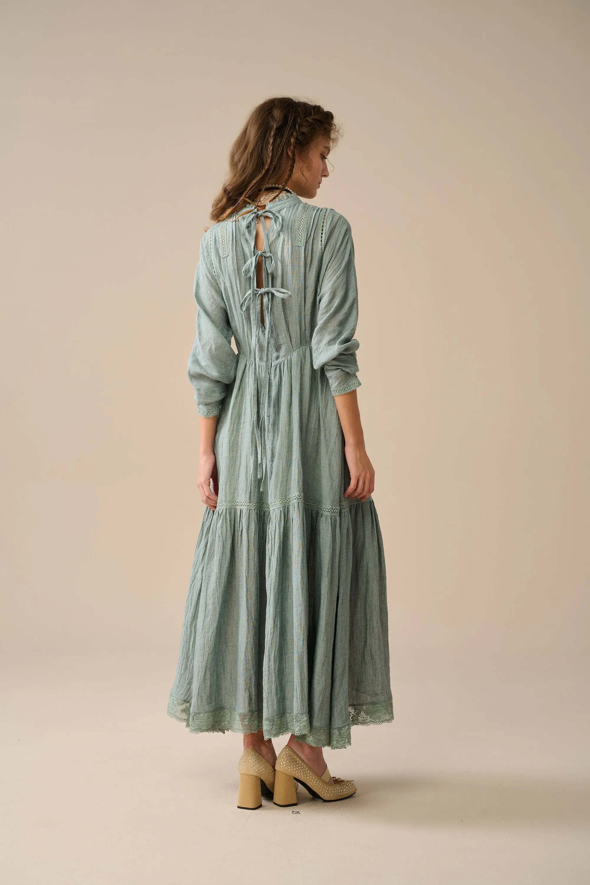 Beverly 31| victorian linen dress