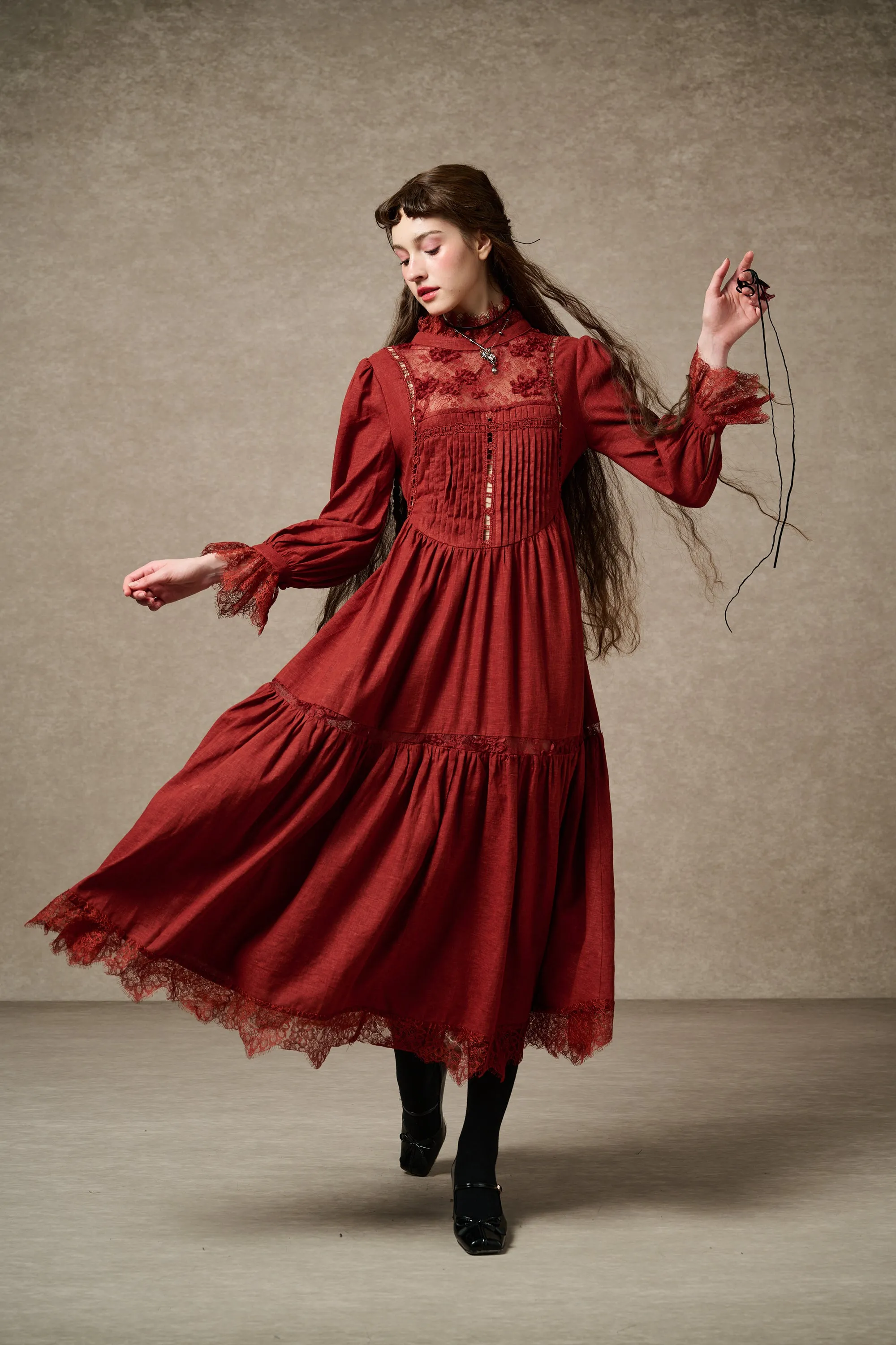 Beverly 31| victorian linen dress