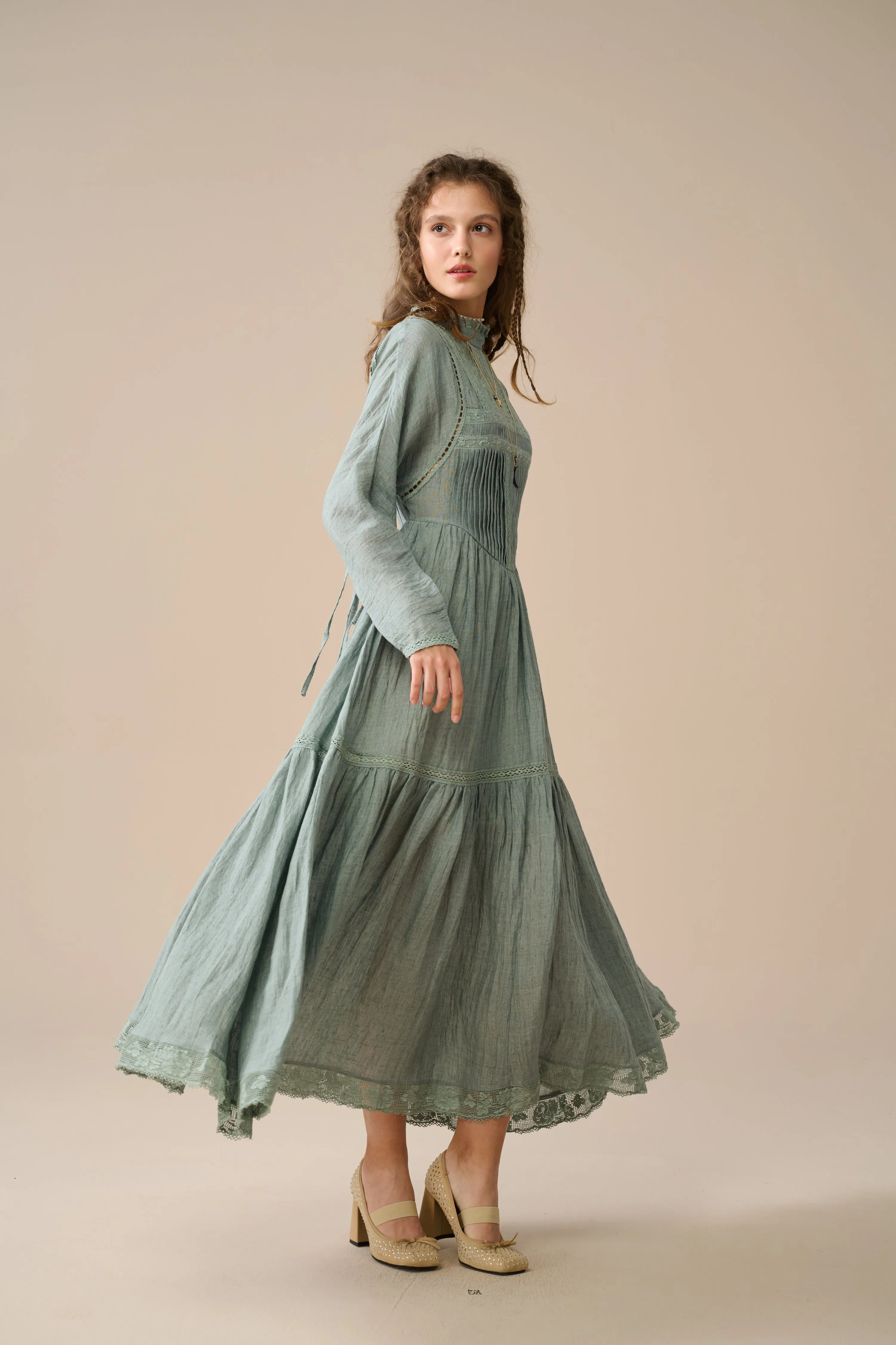 Beverly 31| victorian linen dress