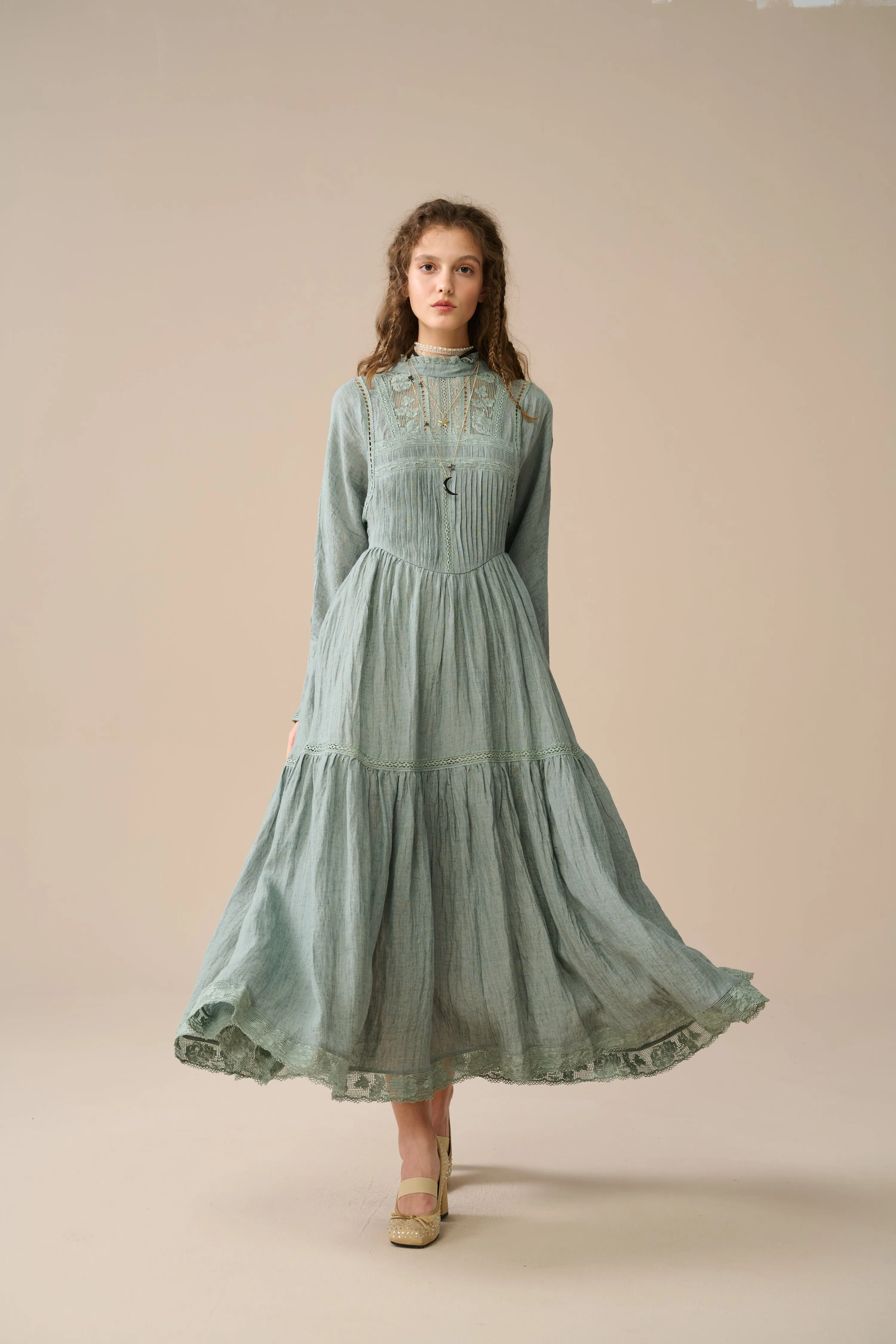 Beverly 31| victorian linen dress