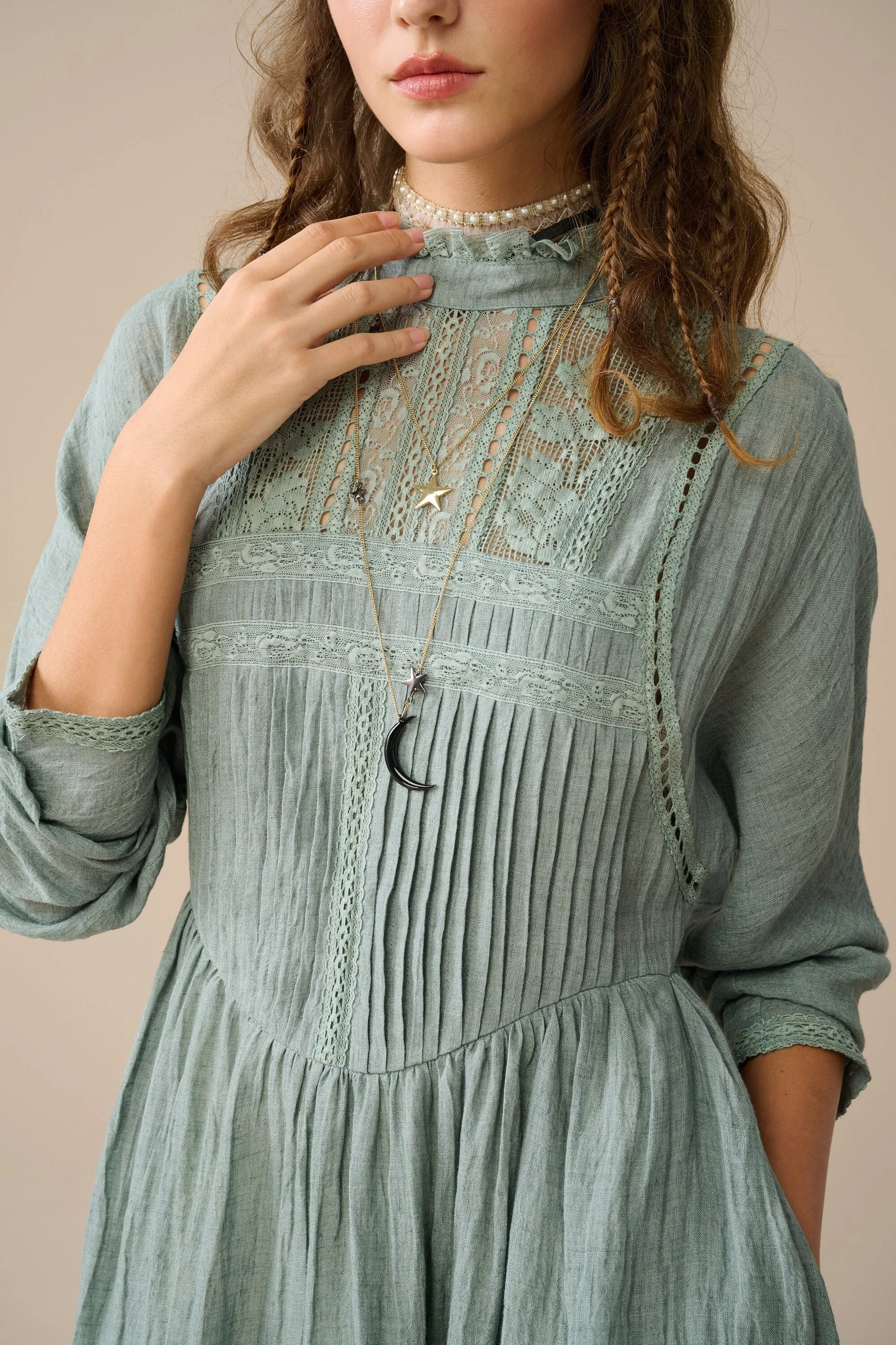 Beverly 31| victorian linen dress