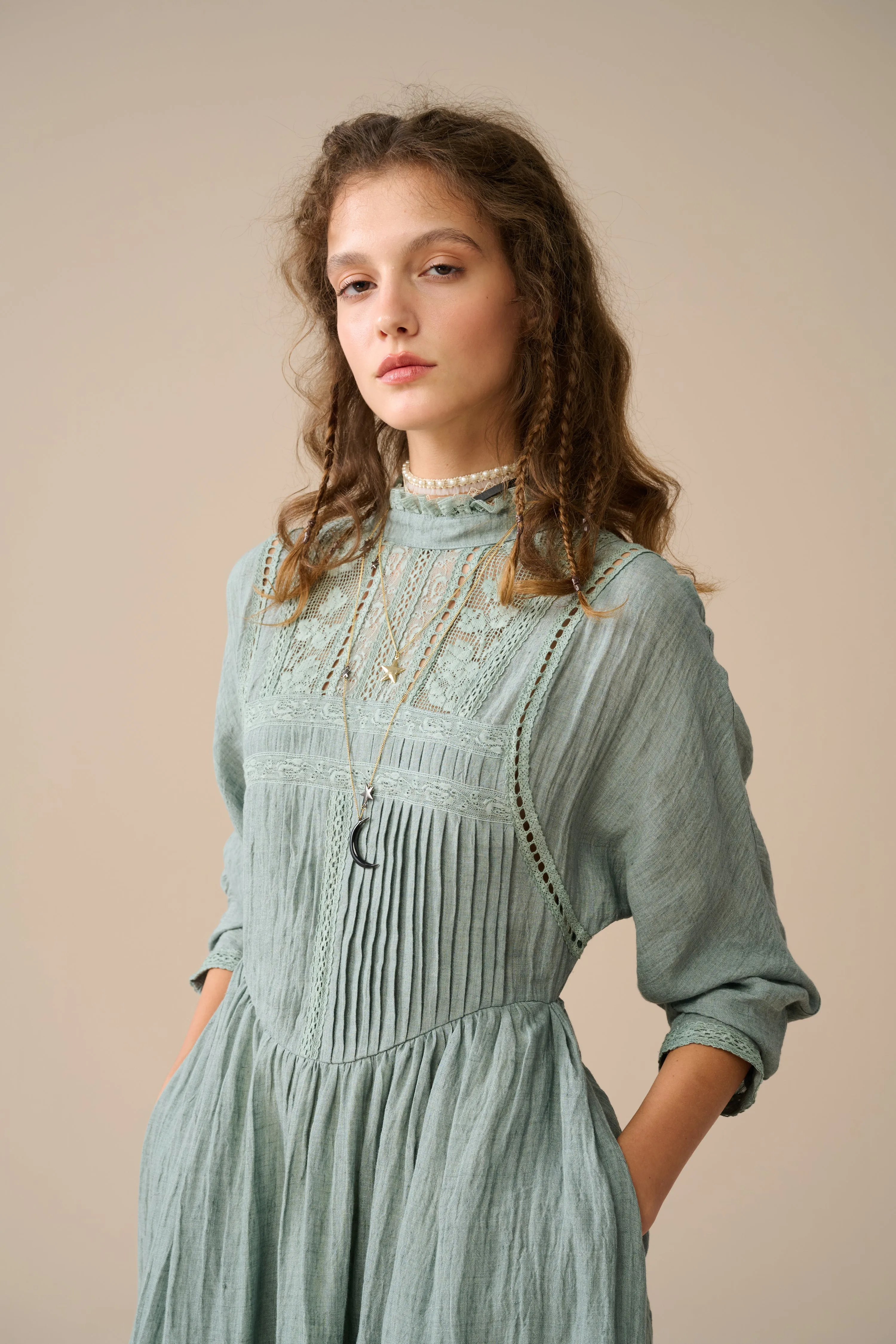 Beverly 31| victorian linen dress