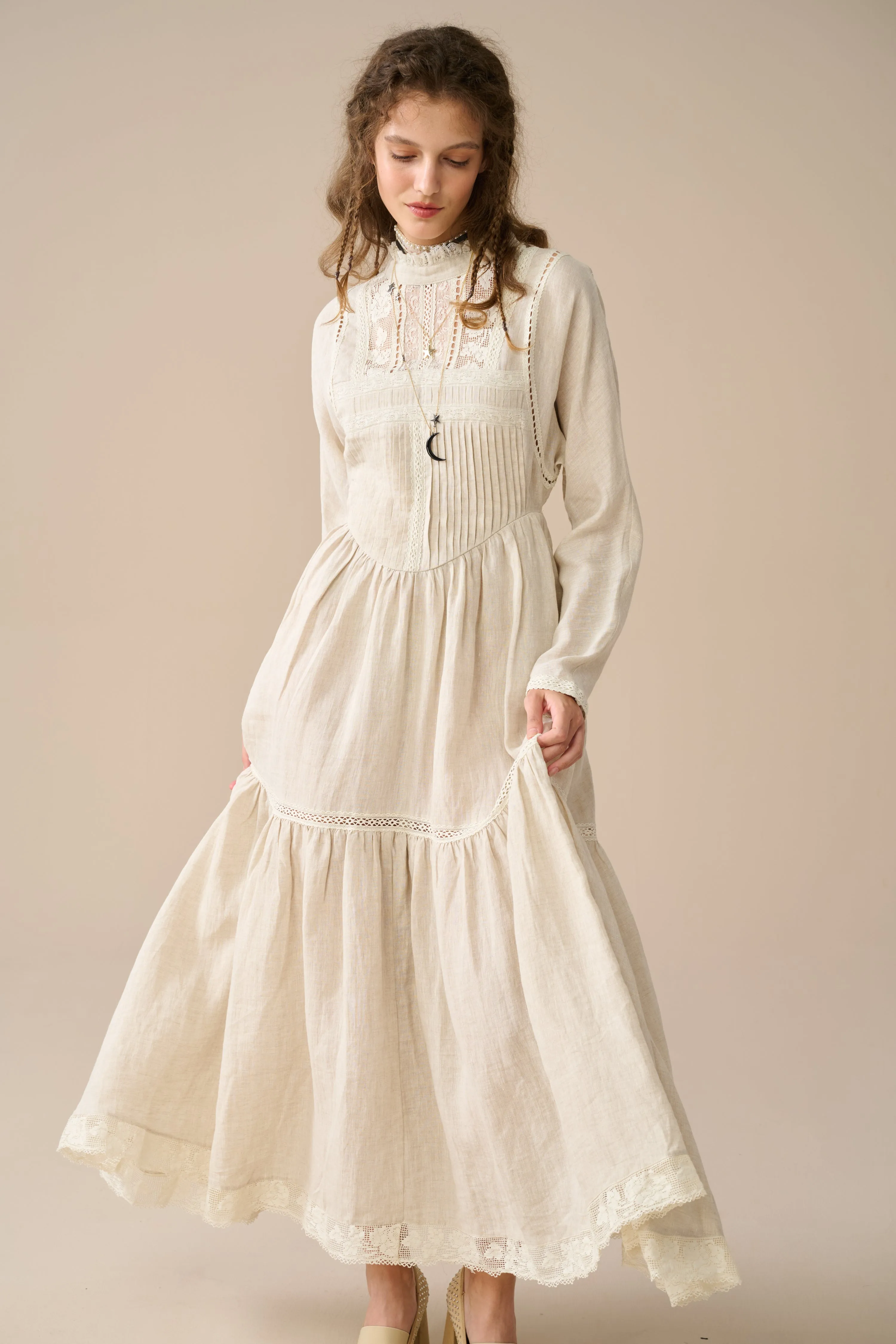 Beverly 31| victorian linen dress