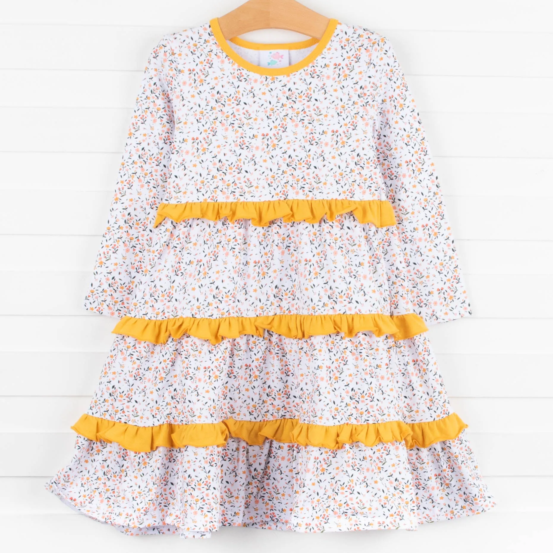 Bloom & Bud Dress, Yellow