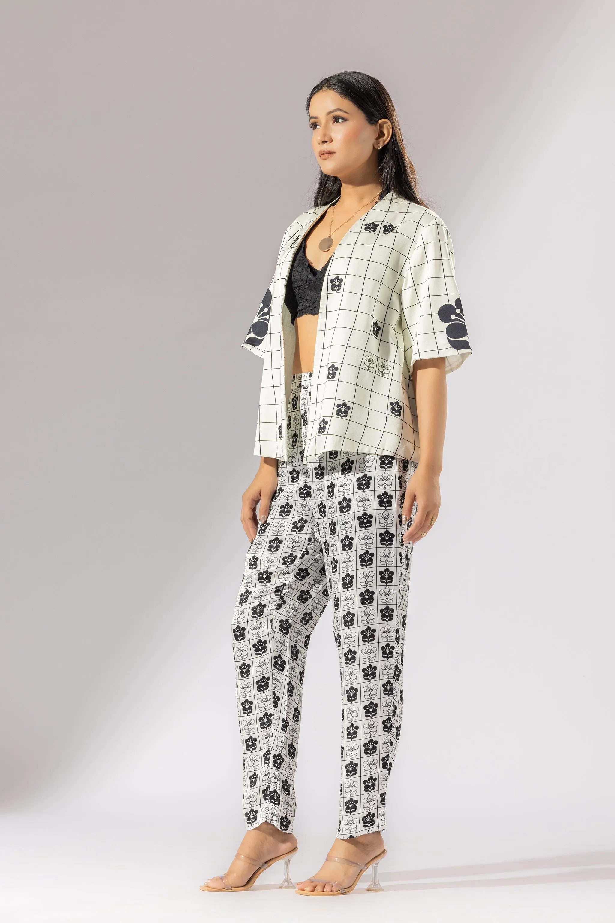 Blossom Kimono Jacket & Pant Co-Ord Set