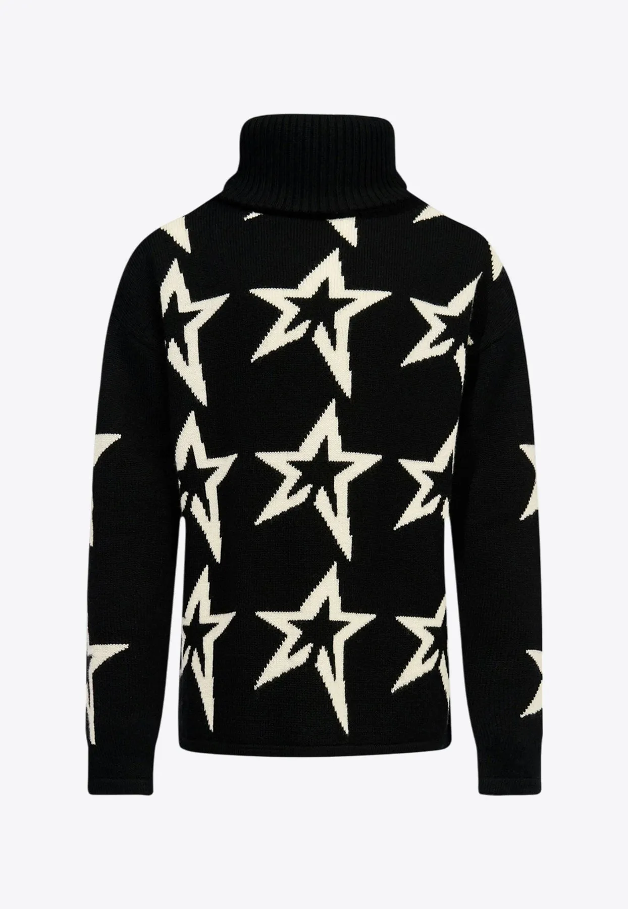 Boys Star Dust Wool Turtleneck Sweater