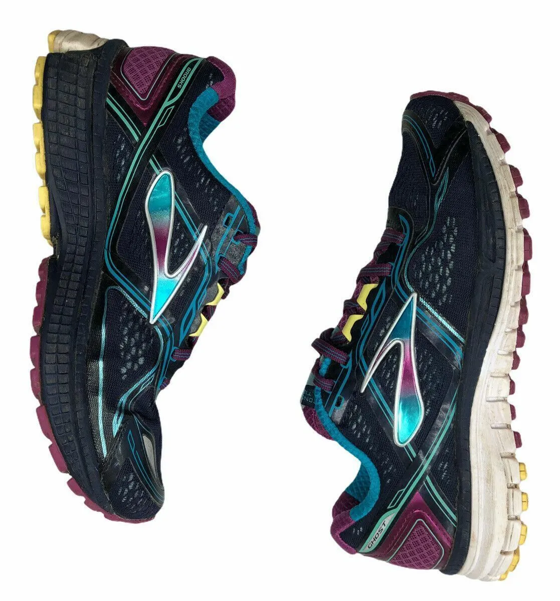 Brooks Ghost 8 Peacoat Blue/Purple Running Shoes Women's (Size: 7.5) 1201931B431