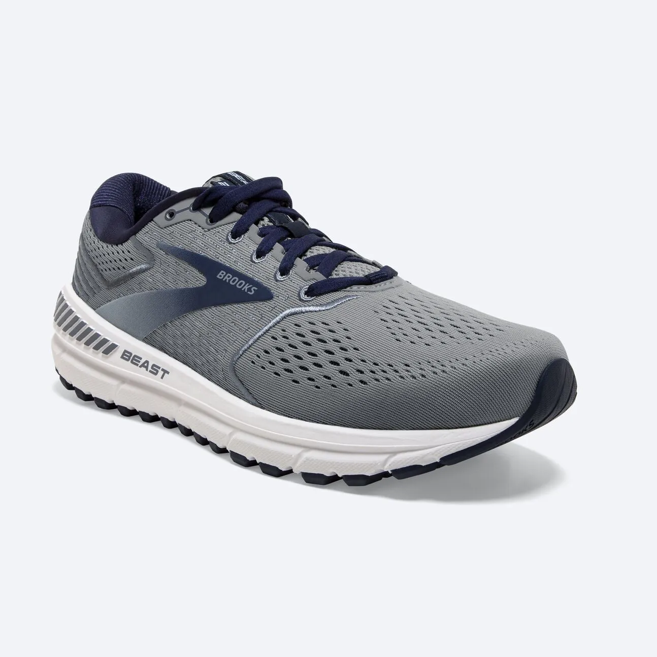 Brooks Mens Beast 20 Extra Wide- Blue/Grey/Peacoat (1103274E491)