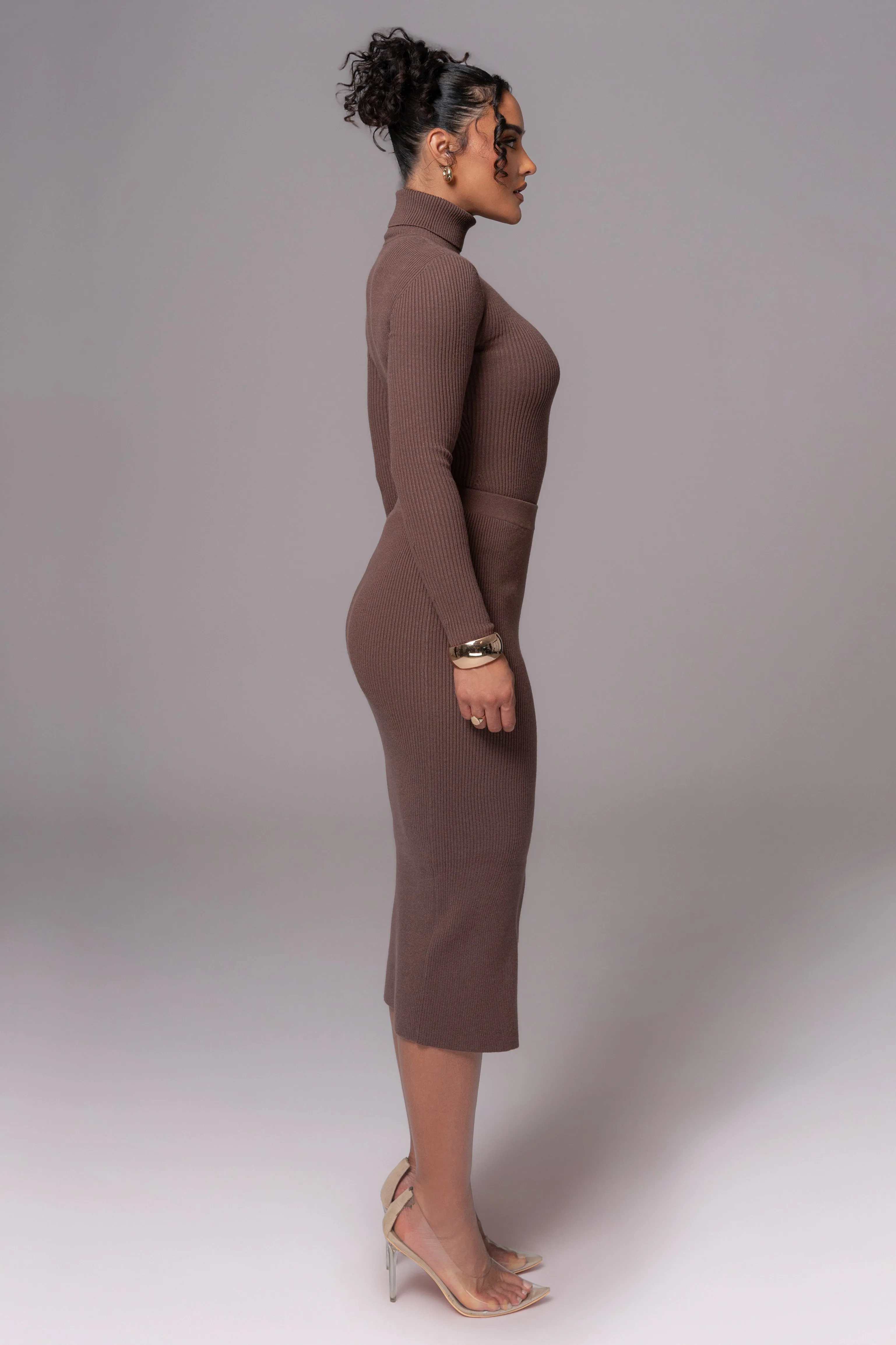 Chocolate Cardinal Essential Knit Skirt