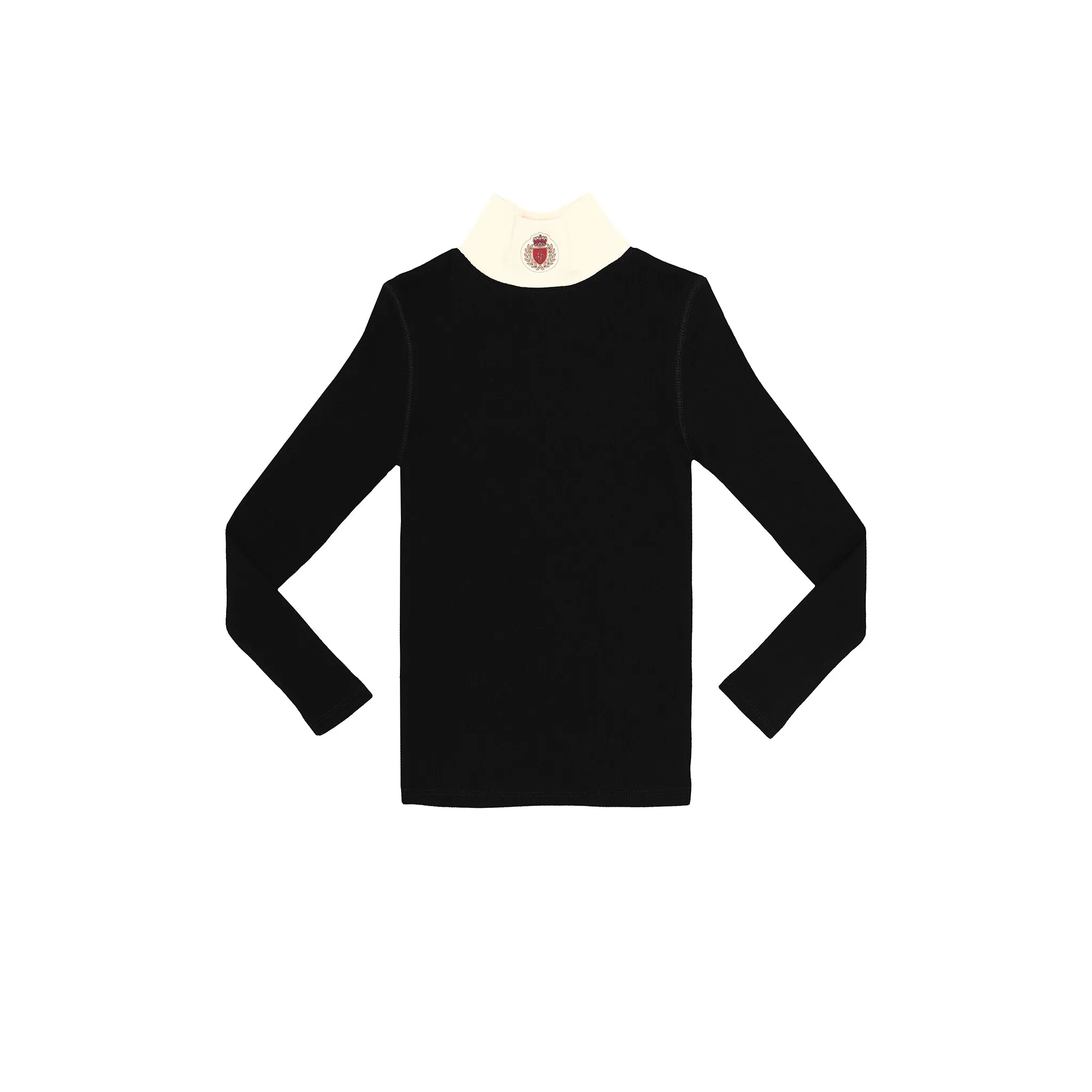 Classic Mock Turtleneck with Logo