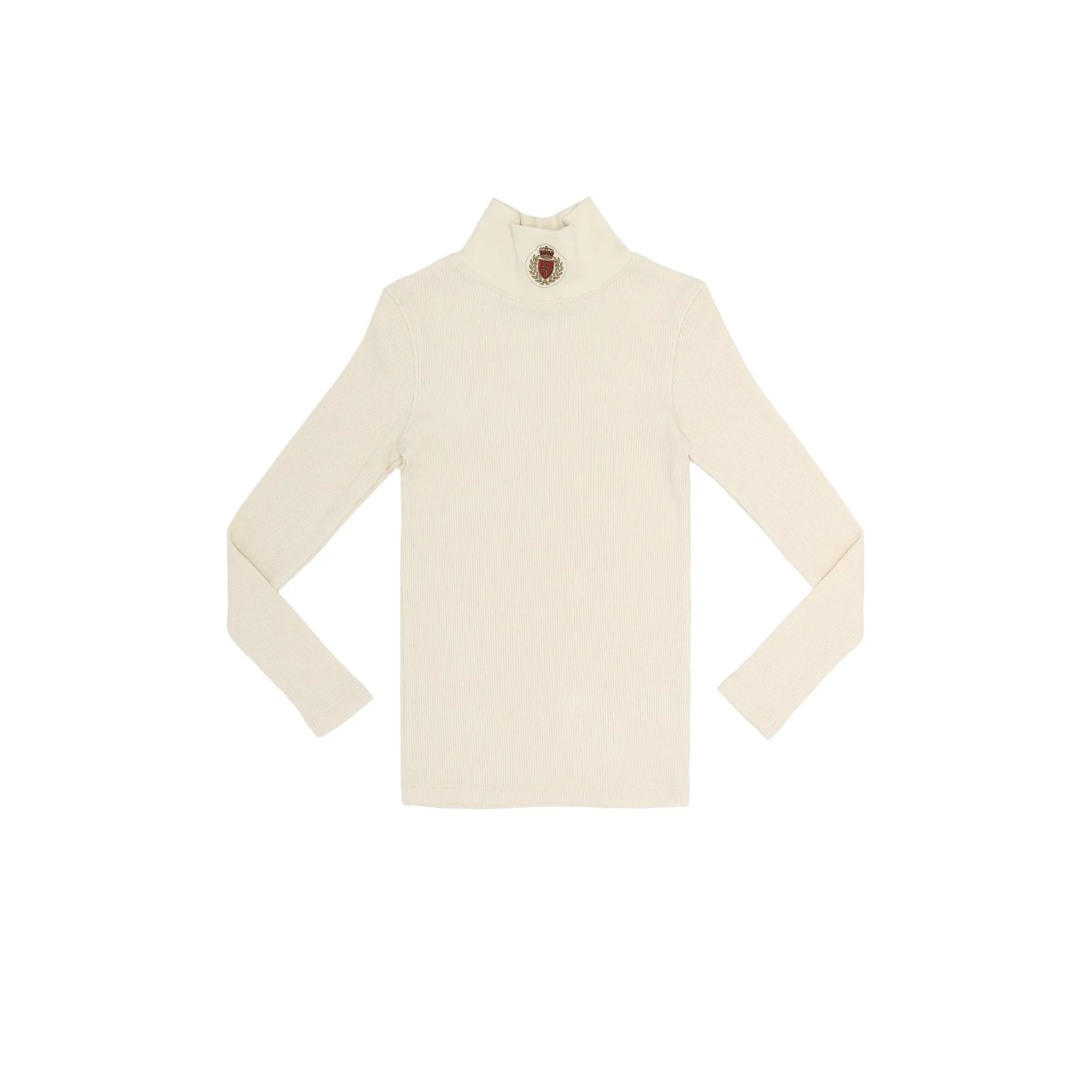 Classic Mock Turtleneck with Logo