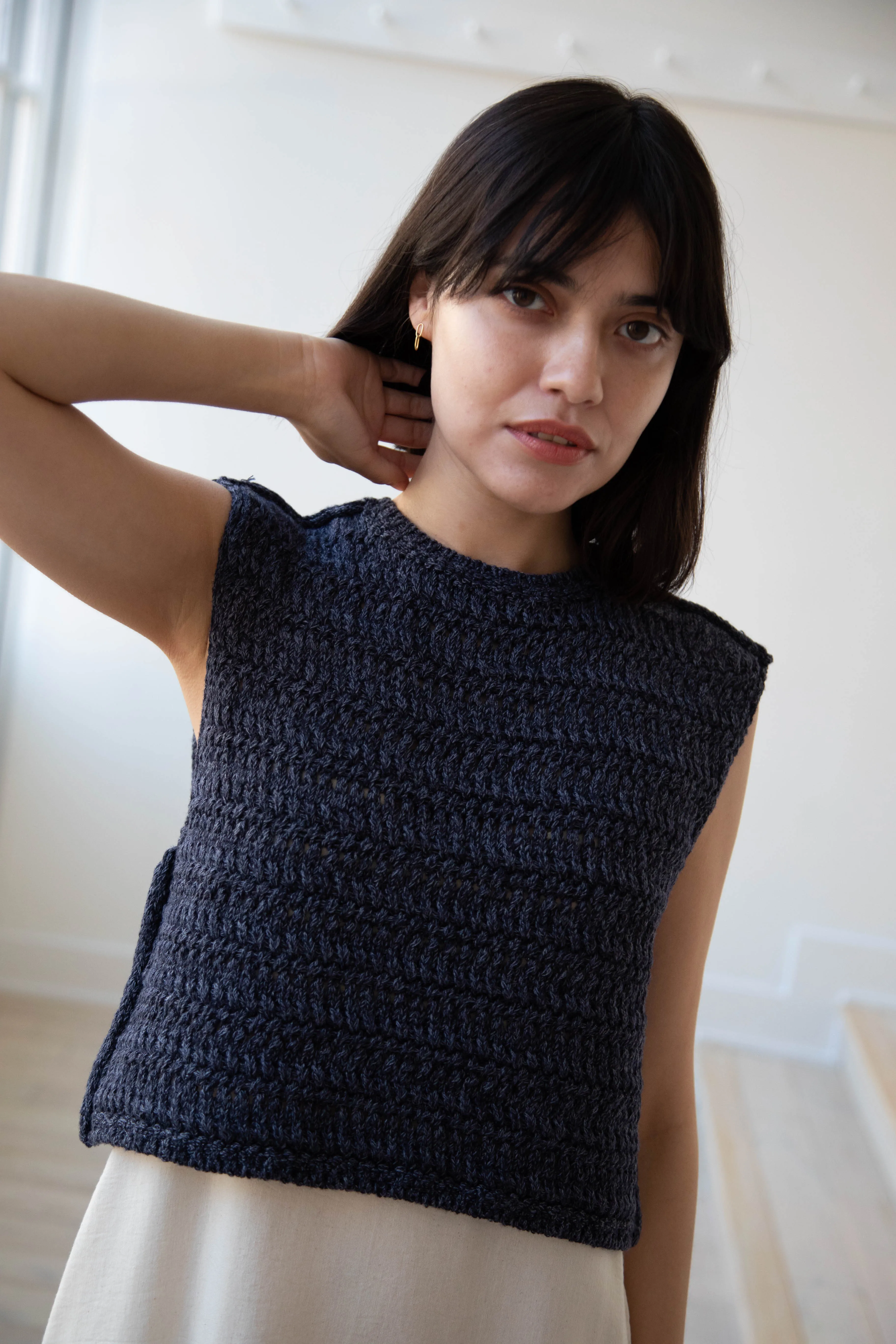 École De Curiosités | Kim-Otto Vest in Navy