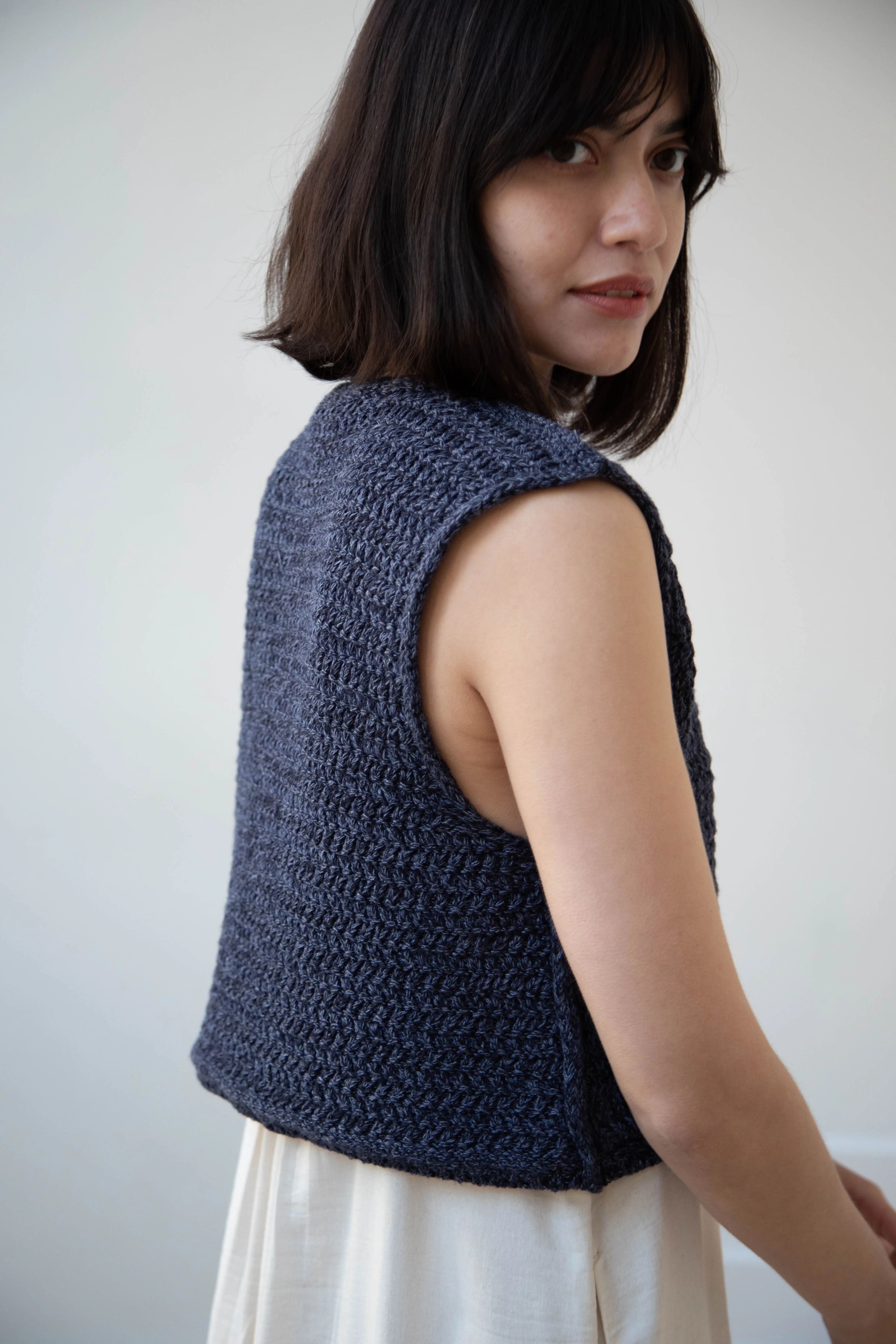 École De Curiosités | Kim-Otto Vest in Navy