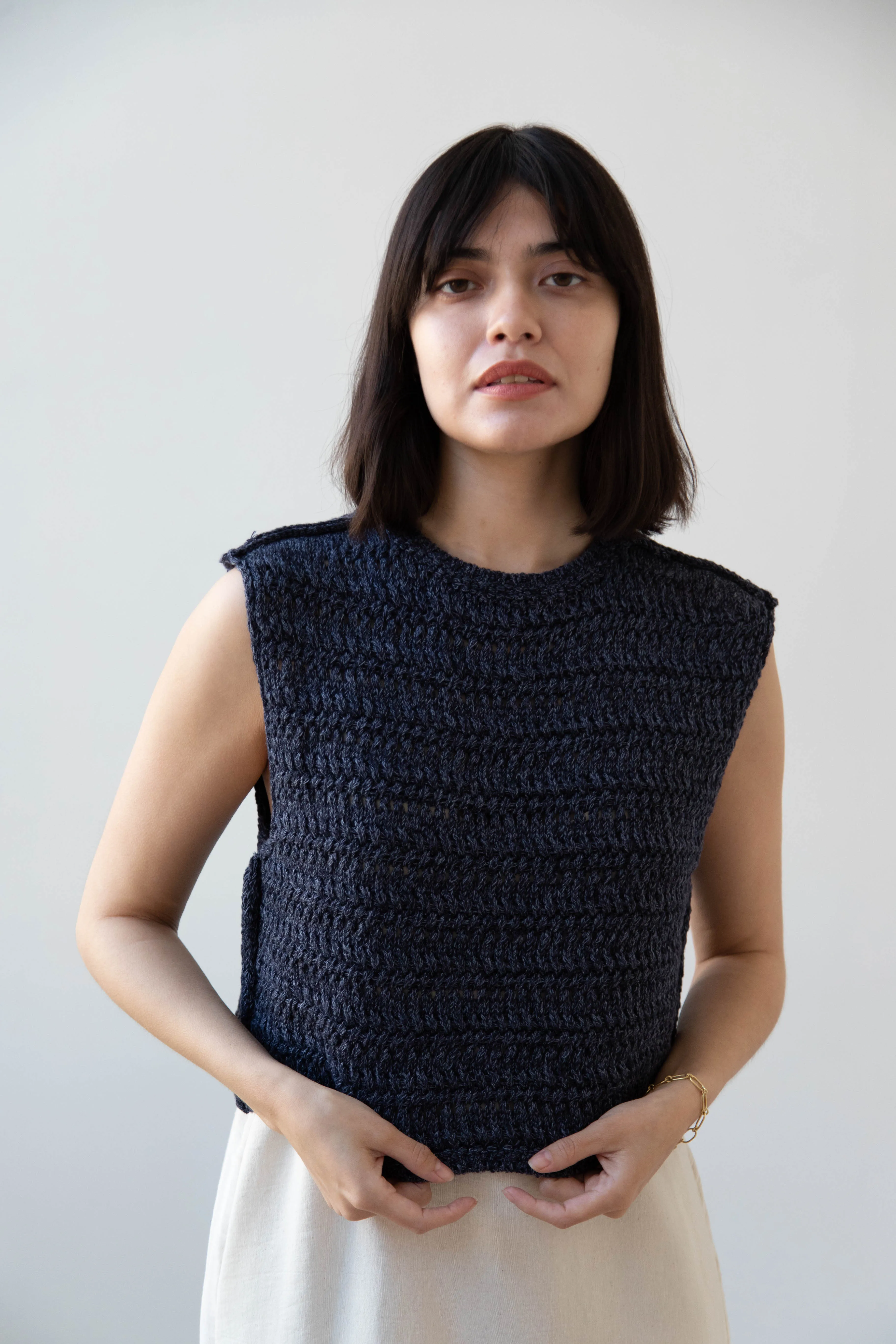 École De Curiosités | Kim-Otto Vest in Navy