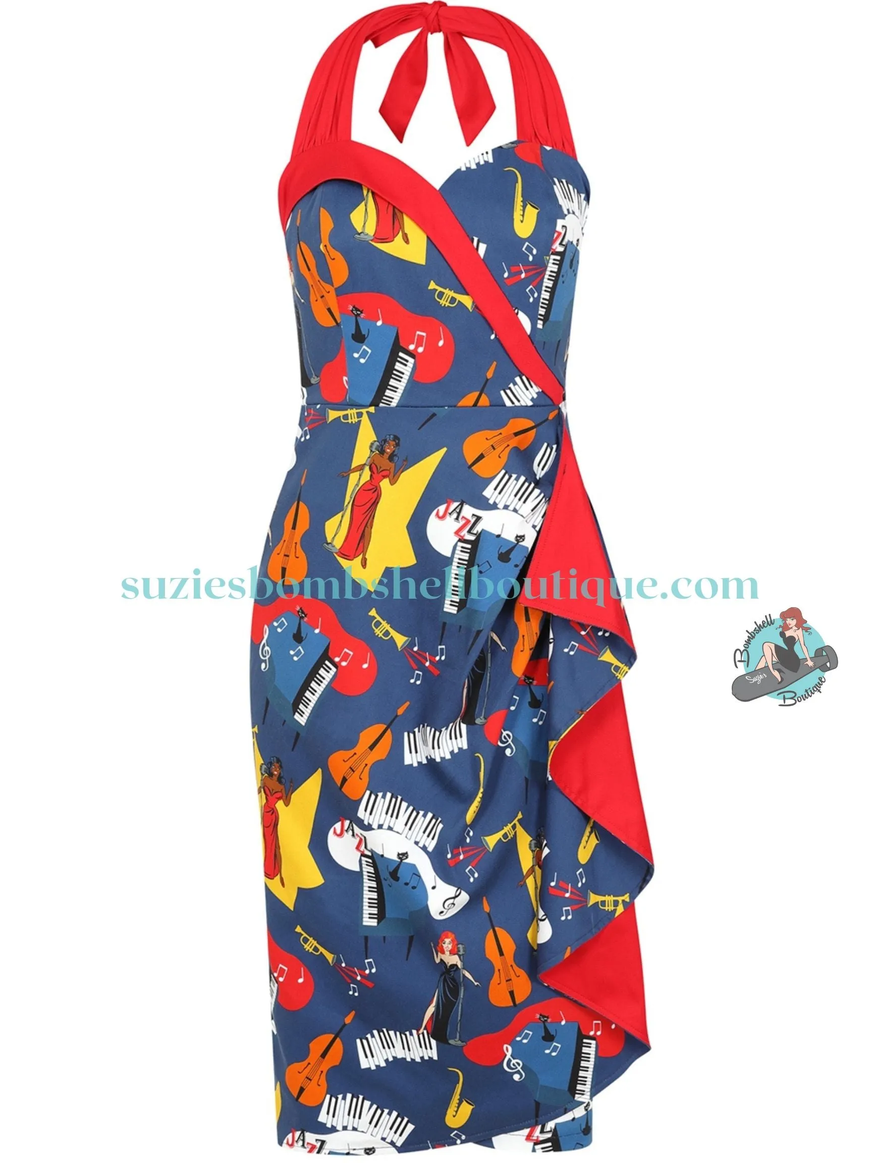 Collectif Lorna Jazz Pencil Dress