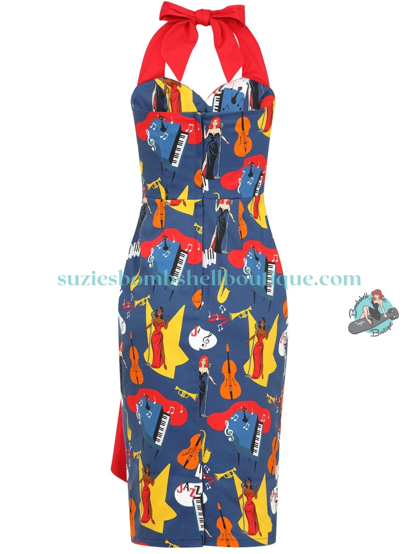 Collectif Lorna Jazz Pencil Dress