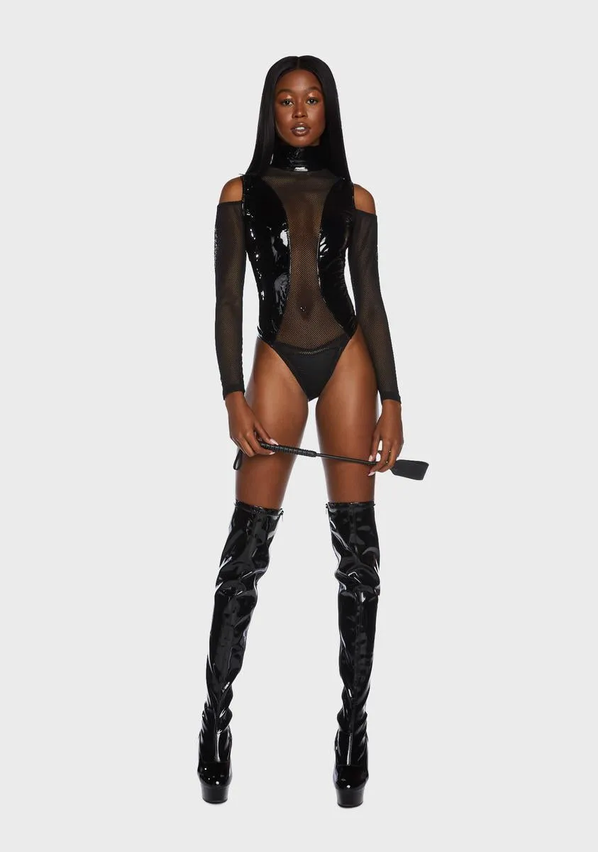 Come Spank Me Mesh Bodysuit