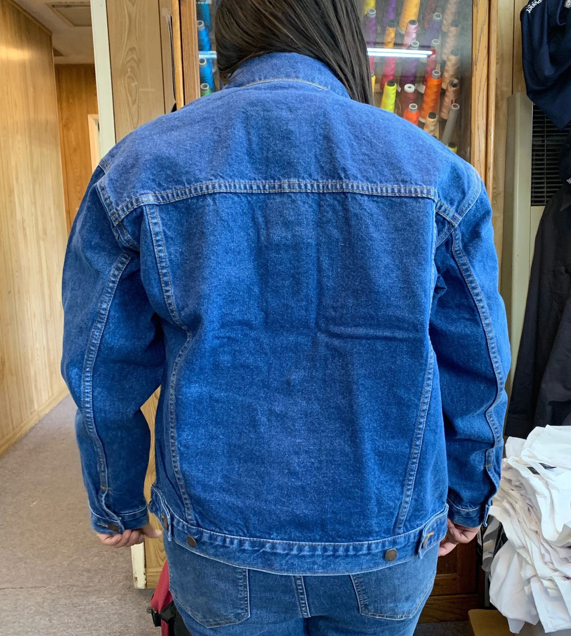 Custom Embroider Classic Denim Jean Jacket - Youth Sizes