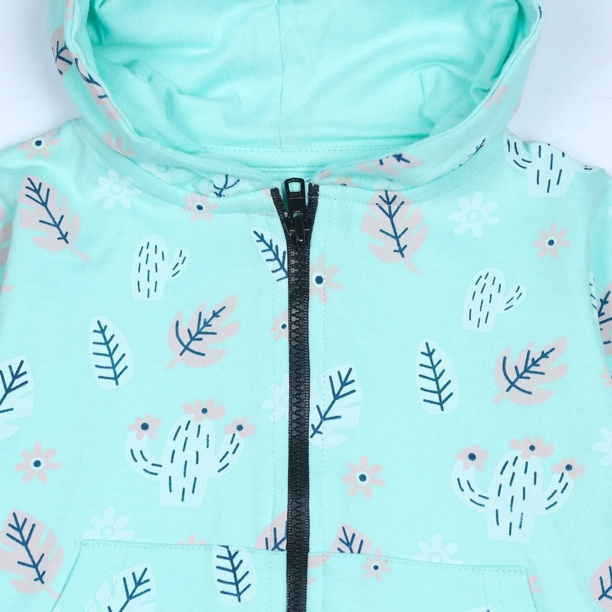 Cute Cactus Zipper Jacket