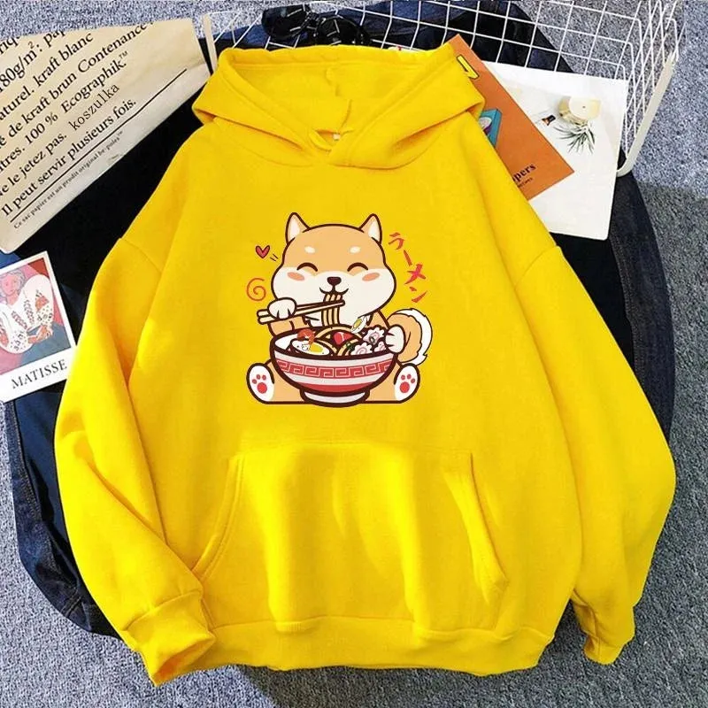 Cute Shiba Inu Ramen Hoodie