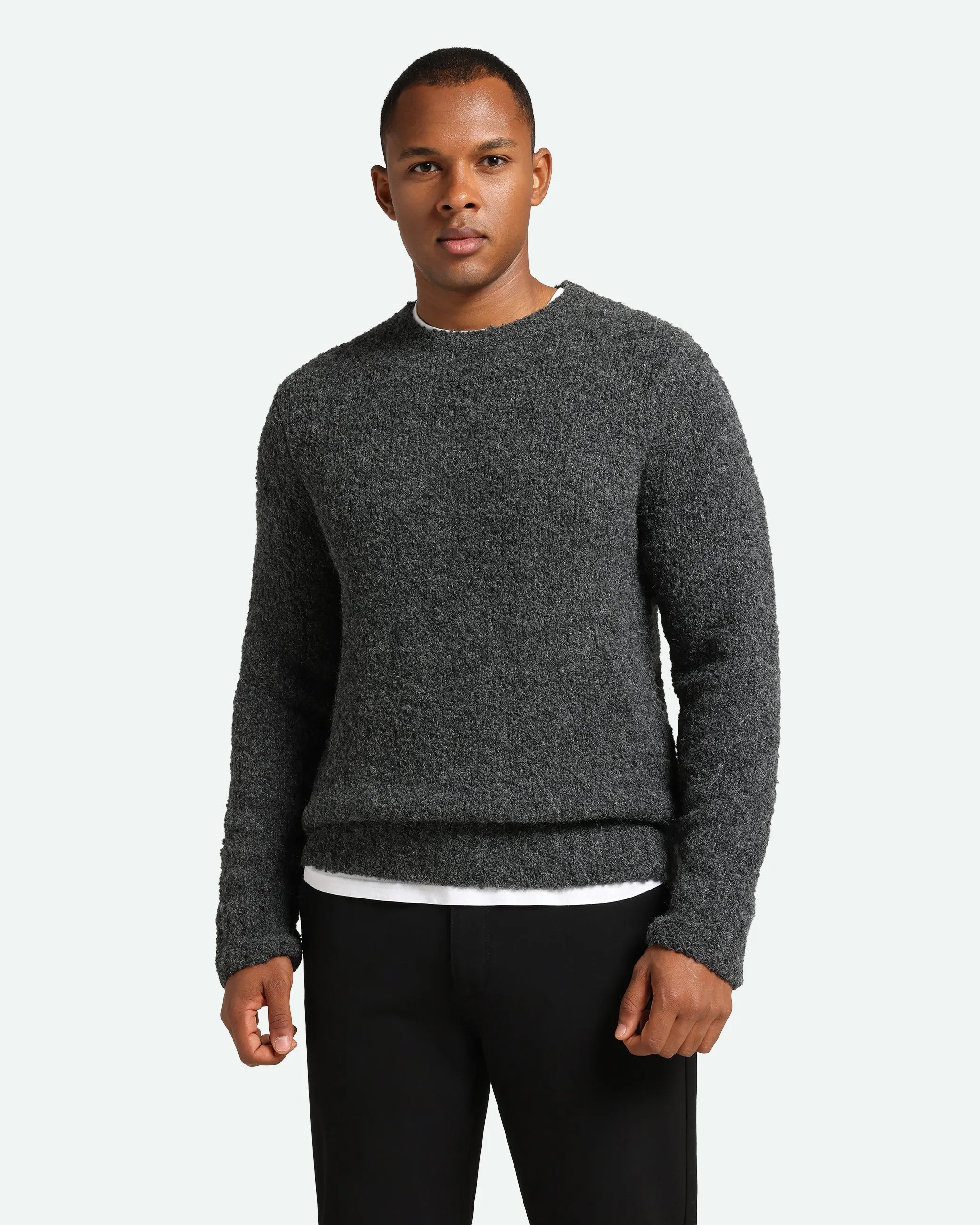 Daxan 3970 Knit - Gray Pinstripe