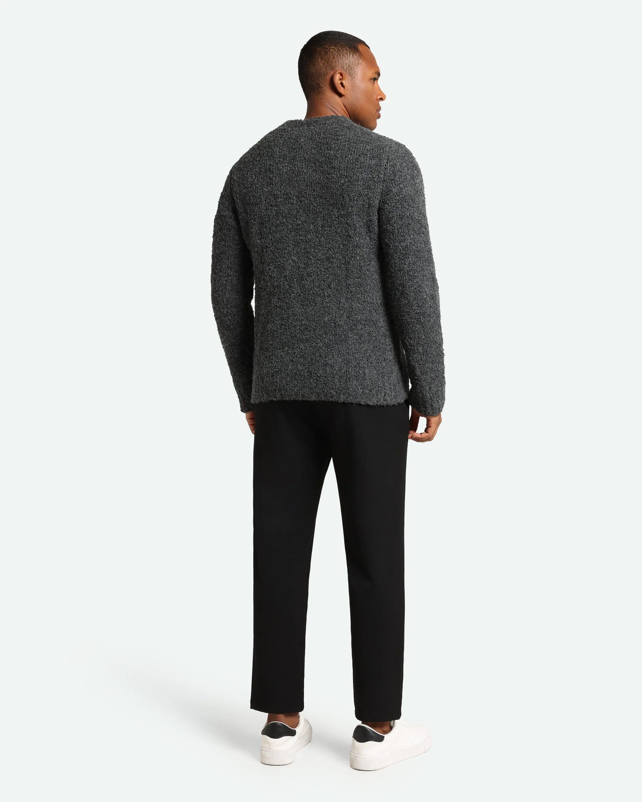 Daxan 3970 Knit - Gray Pinstripe