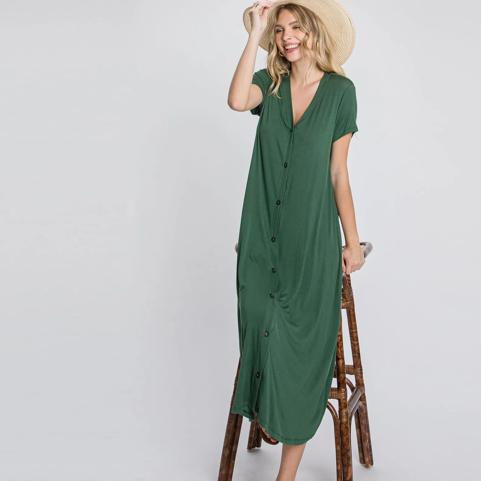 Enchanted Comfort Midi Dress