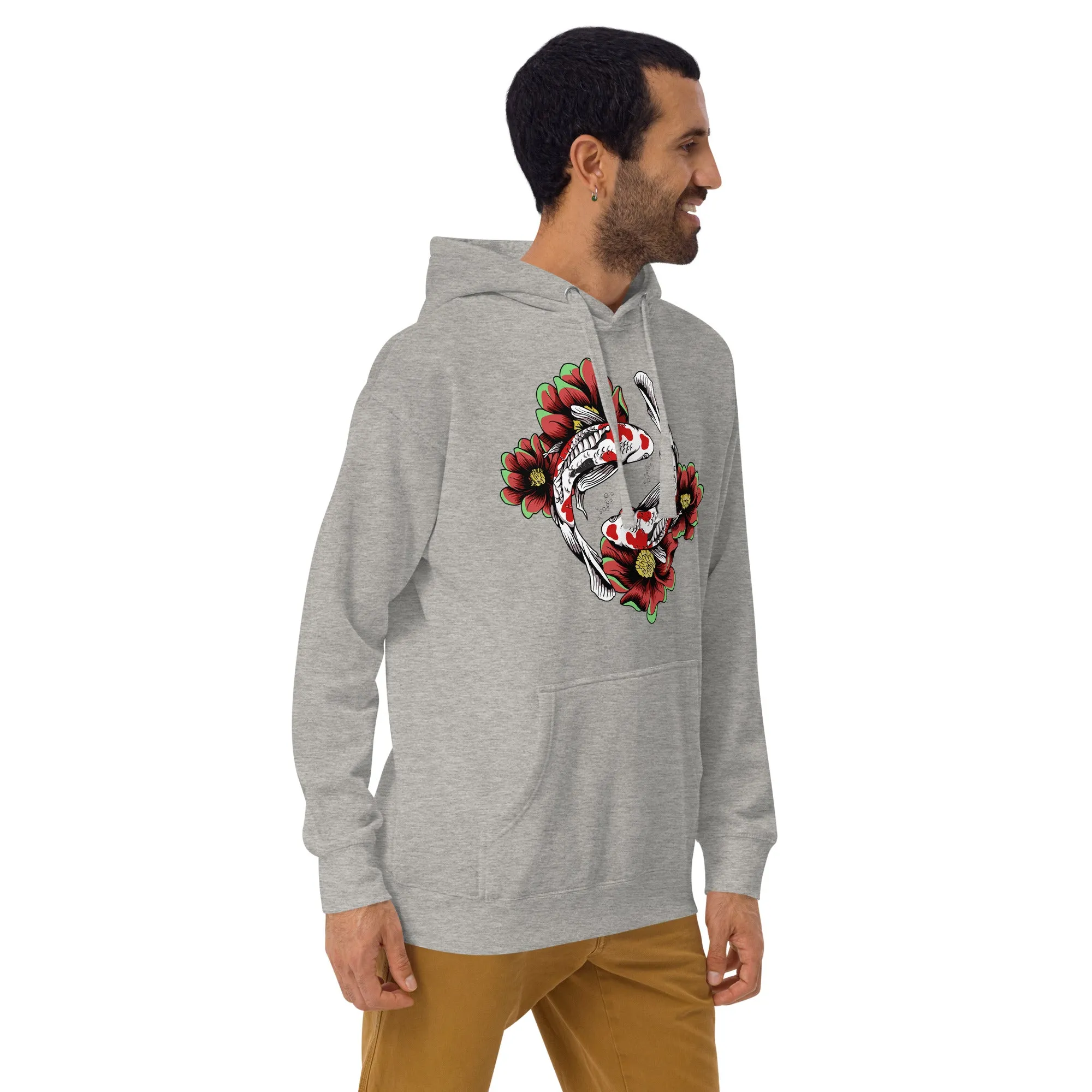 Fish graphic print unisex softest hoodies