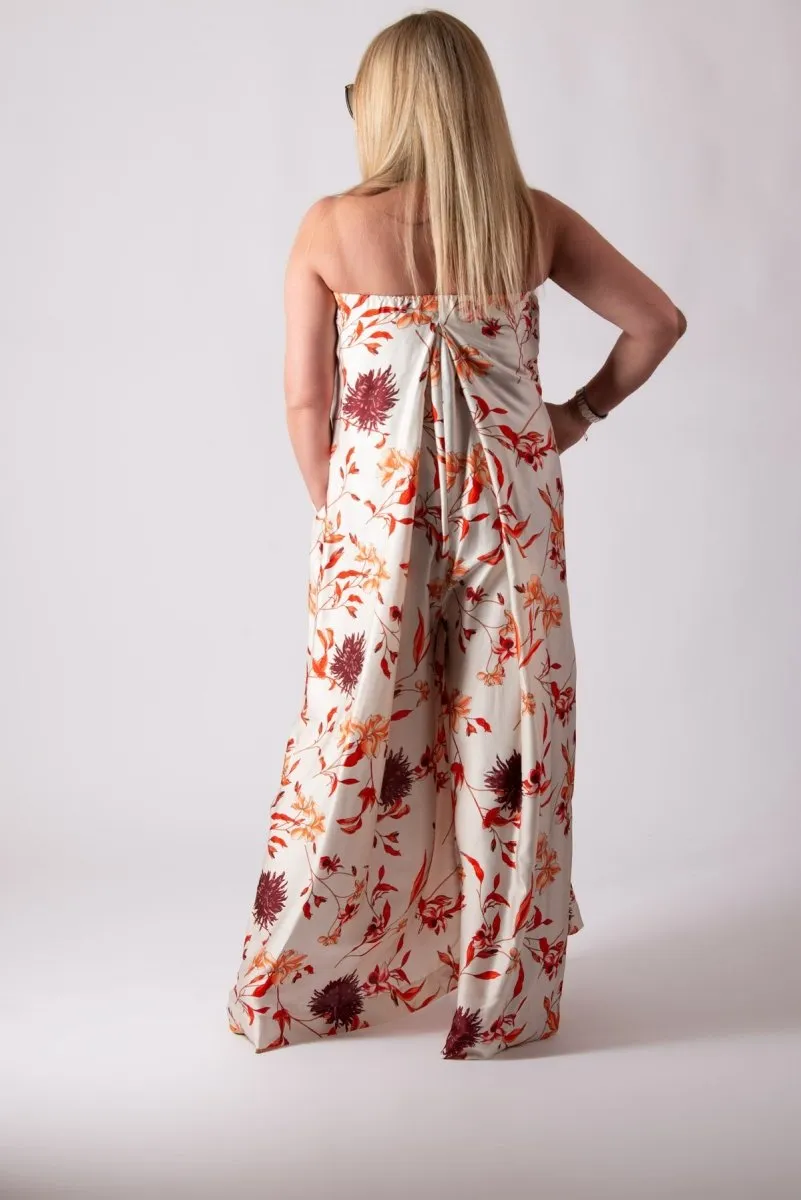 Floral Off Shoulders Jumpsuit TALIA