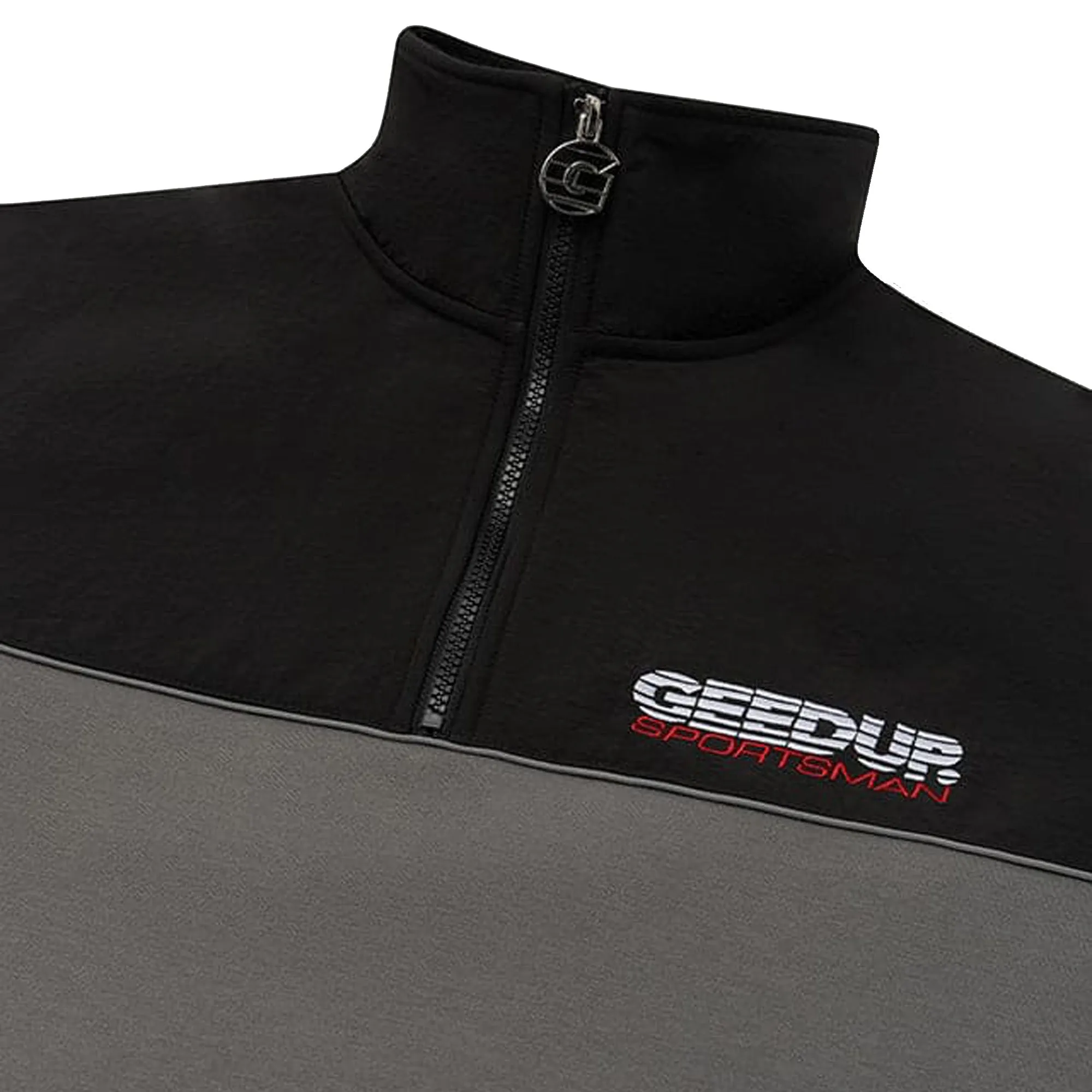 Geedup Sportsman Fleece Jacket 'Grey / Black'