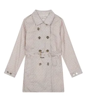 Girls Ivory Trench