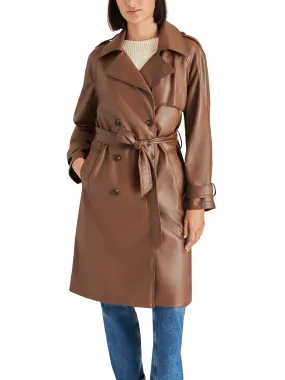 ILIA TRENCH COAT - DARK BROWN