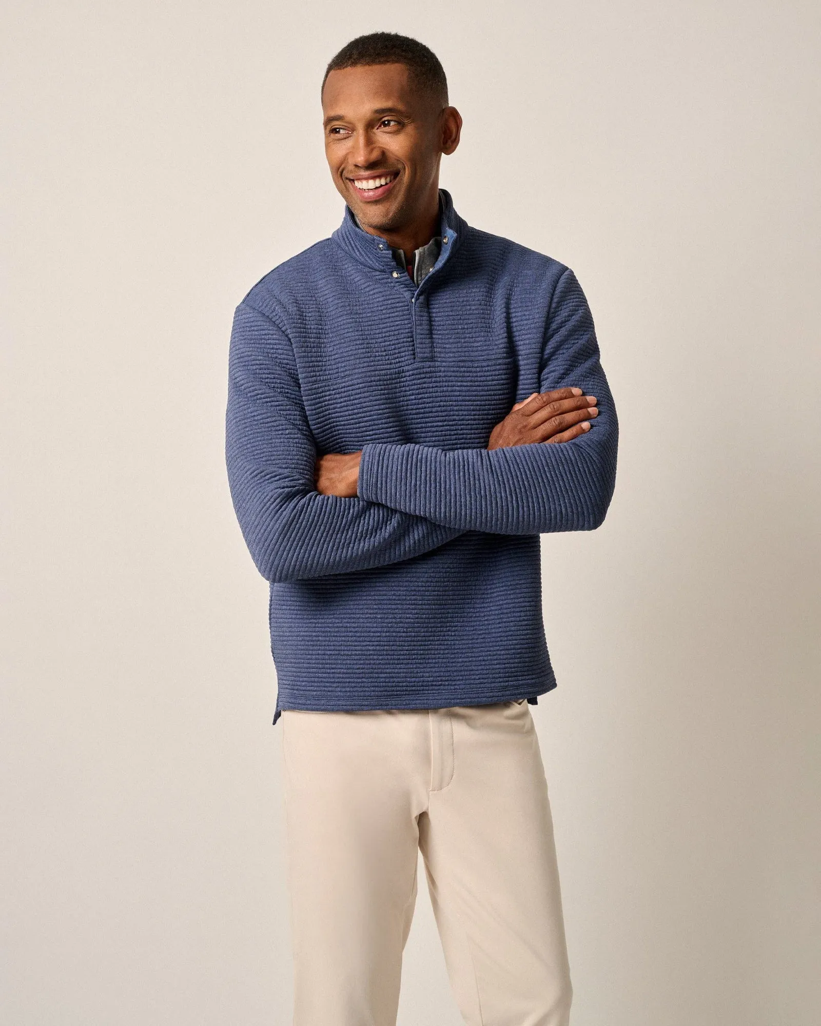 Johnnie-O Men's Benjy 1/4 Snap Pullover