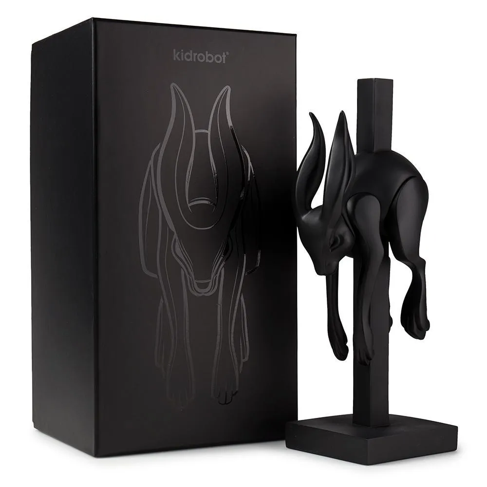 Jumper Matte Black Resin Art Figure by Colus