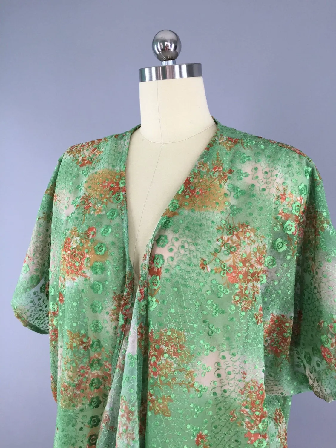 Kimono Robe / Vintage Indian Sari